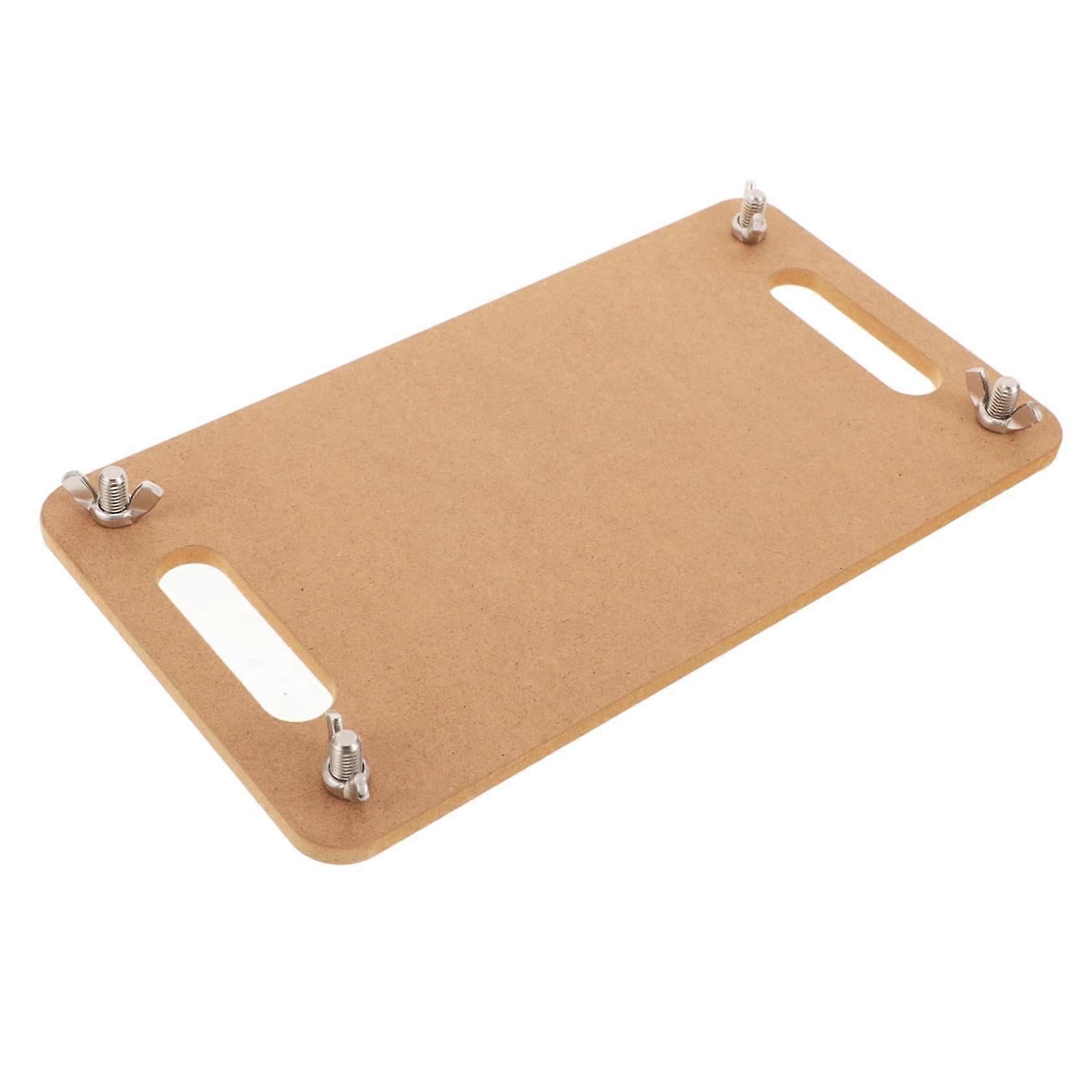 Pottery Tools Clay Plate Set with Wooden Kneading Board, Ceramic Clay Wedge, and Sculpture Base for Crafting