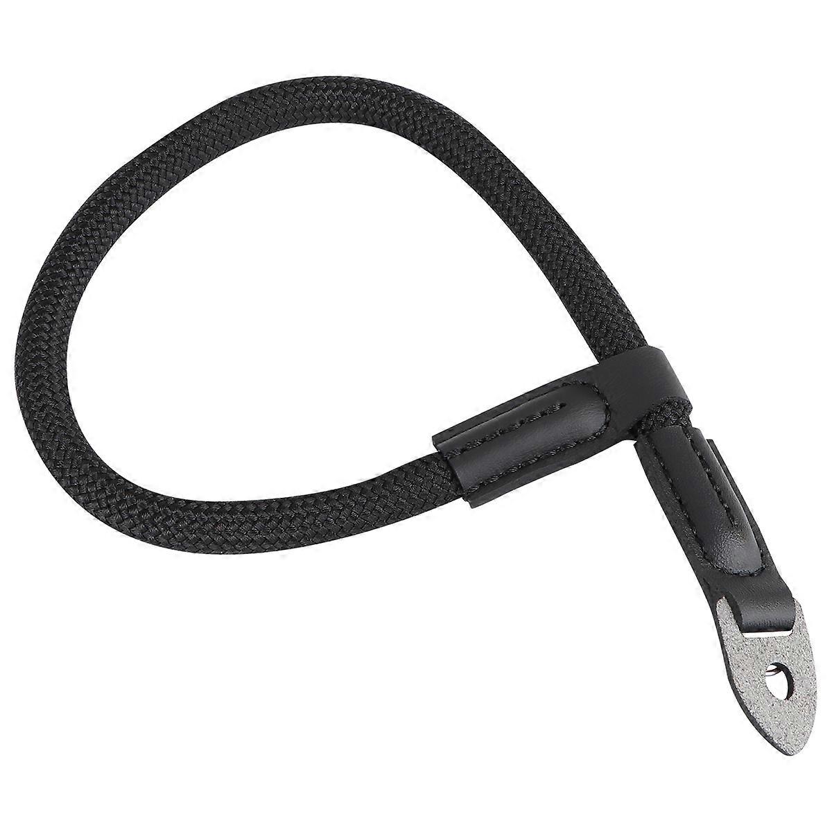 Wrist Strap Camera Micro-single Camera Lanyard Secure Carrying Black Round Holes Photography Accessory 1Pcs