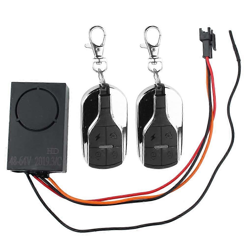 Electric Car Keyless Entry System Power Door Lock Wireless Remote Alarm 48-64V