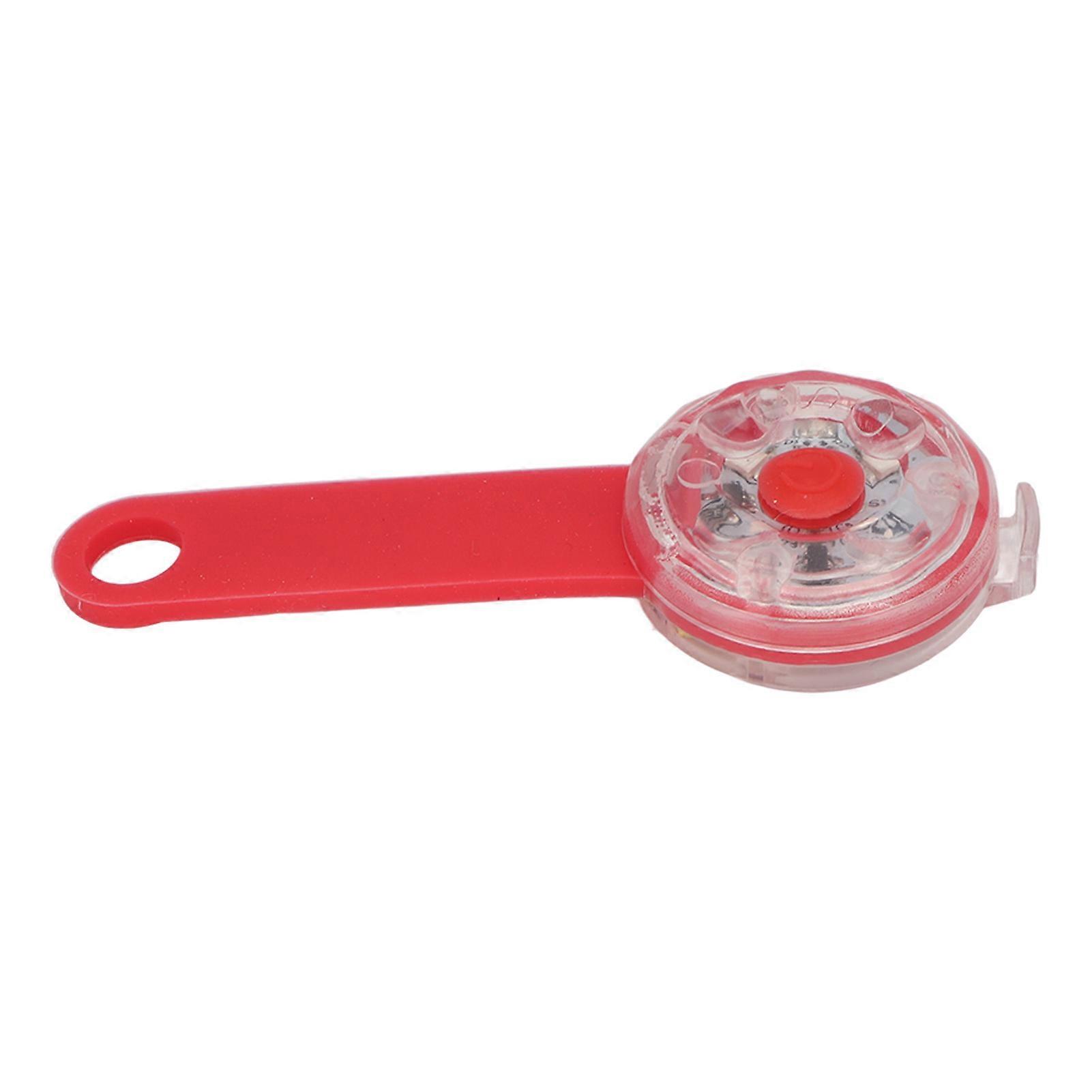 LED Dog Light, USB Rechargeable, IPX7 Waterproof, 3 Lighting Modes, for Dog Collar, Bag, Bike, Red