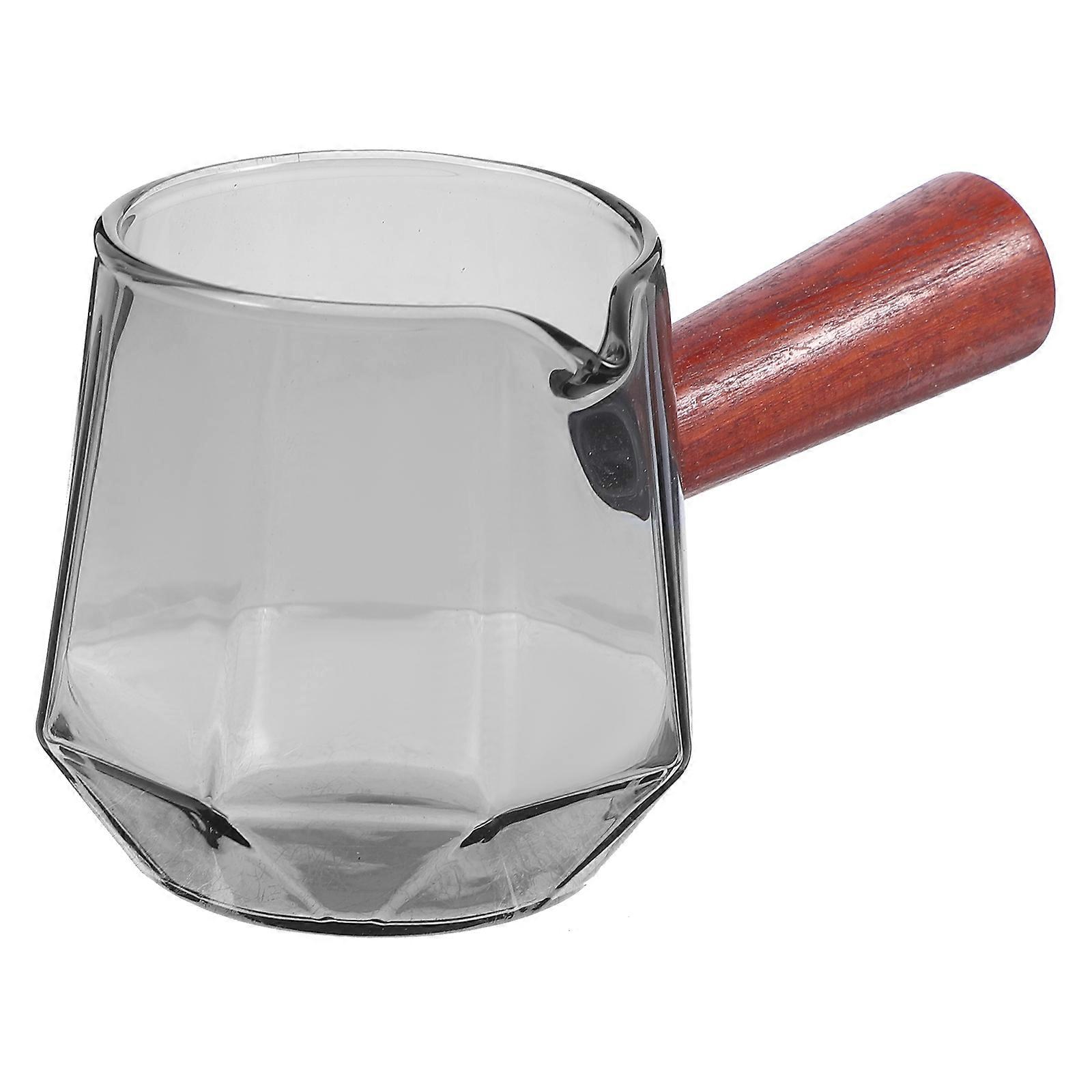 Coffee Creamer Pitcher Transparent Italian Home Kitchen 1Pcs