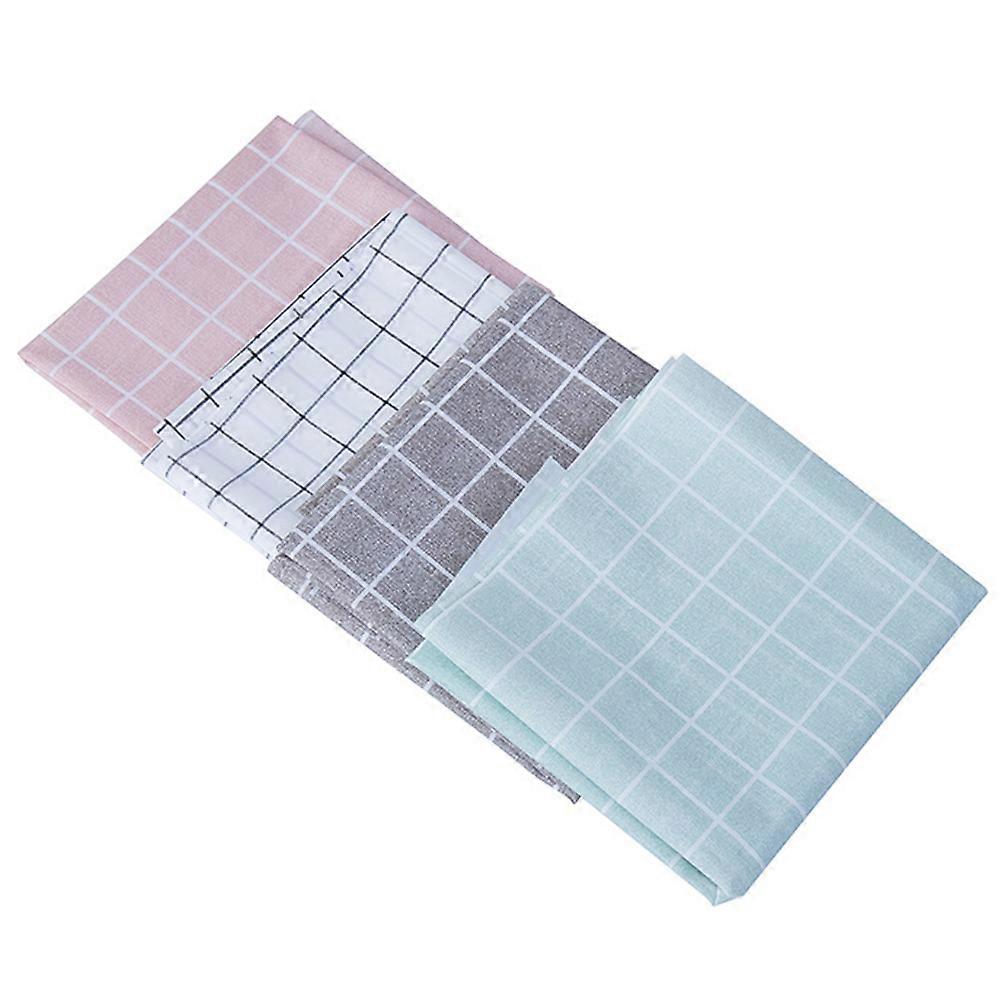 PVC Tablecloth Table Cover Oil-Proof Checkered Waterproof for Kitchen
