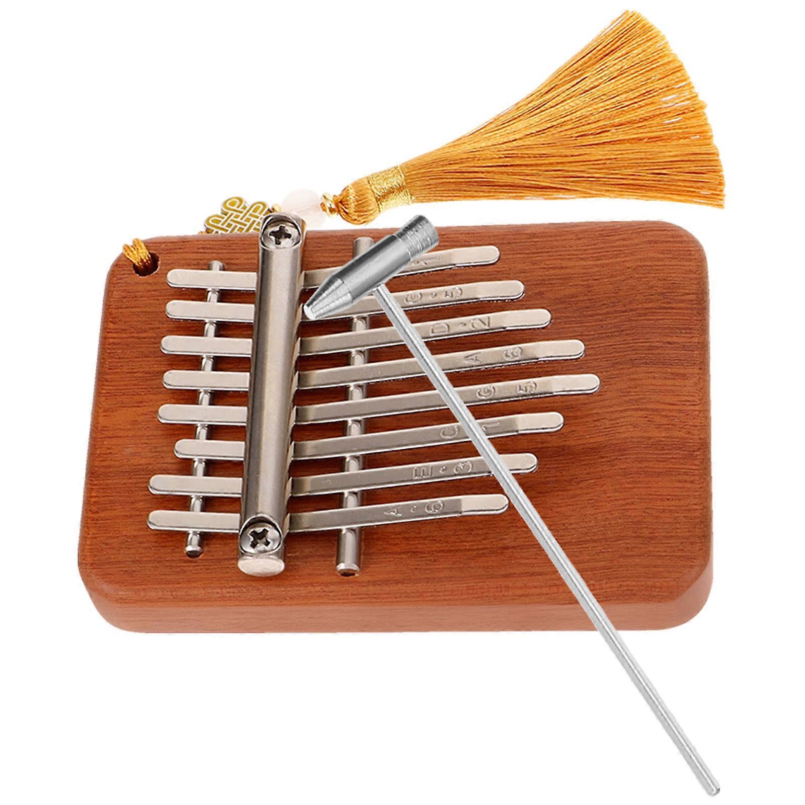 Thumb Piano Kalimba Instrument Portable Wooden Beginner-Friendly Tunable 1Set