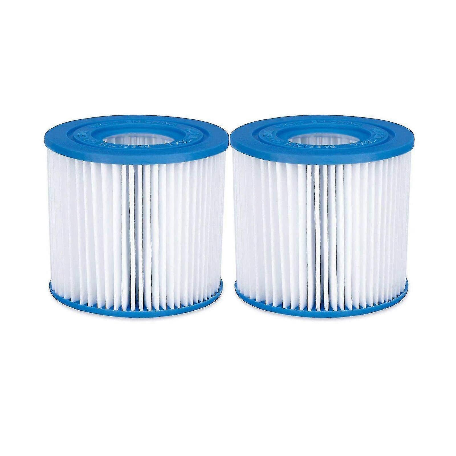 Summer Waves Pool Filterpatron Typ D Heavy Duty Paper Replacement 2-pack för pooler ovan mark