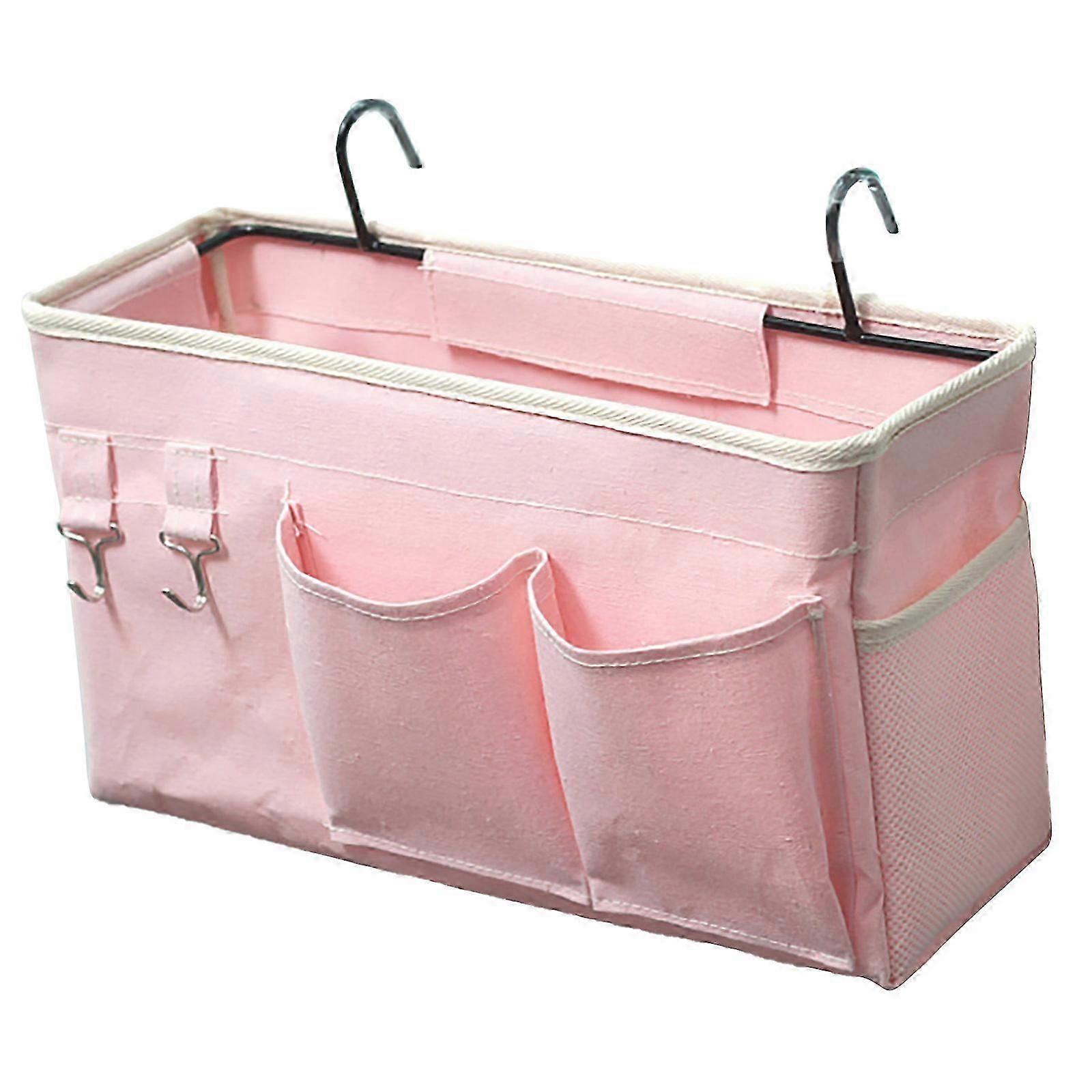 Bedside Caddy Hanging Storage Bag, Organizer Baskets with Pockets