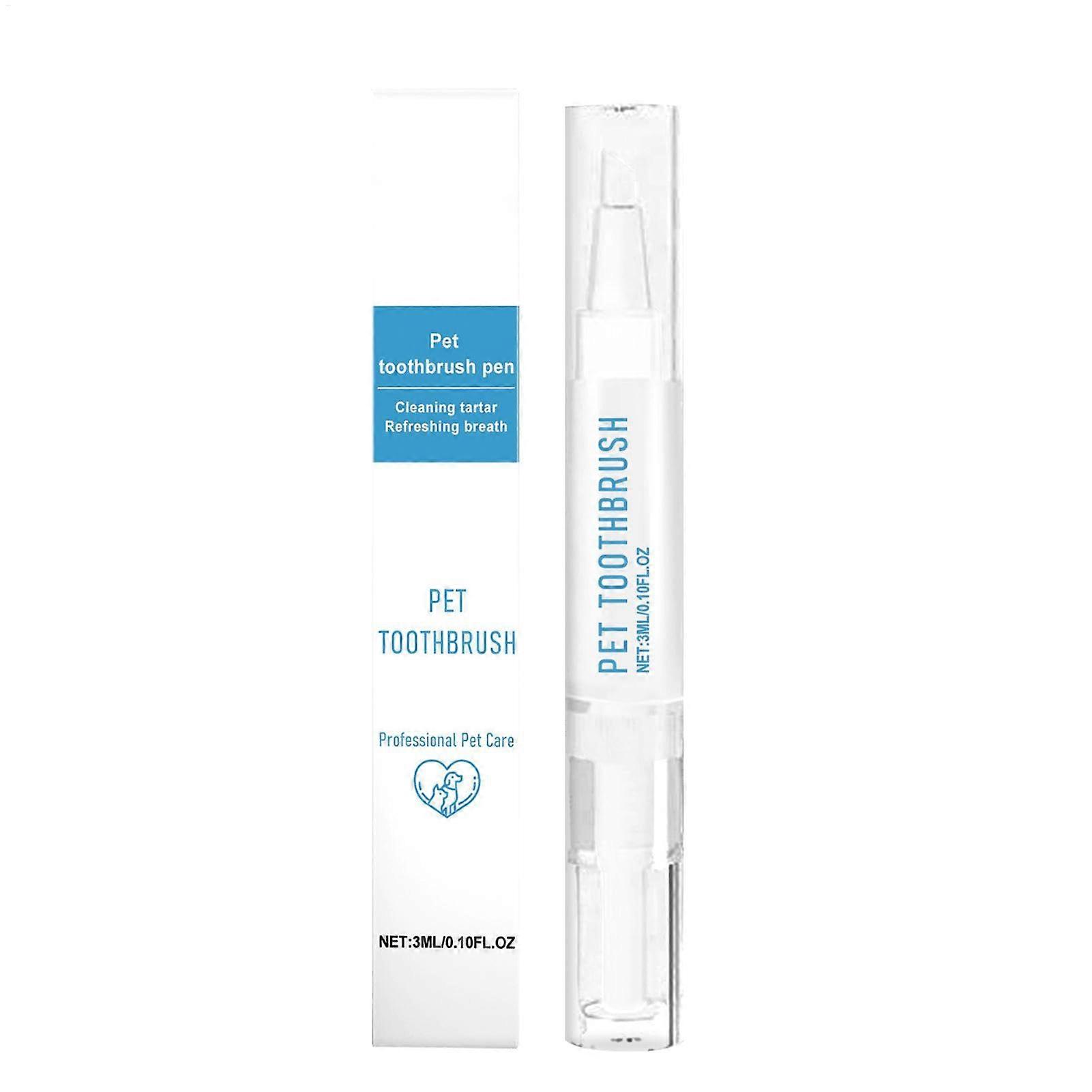 Small Dog Toothbrush - Soft Pet Toothbrush Pen for Cats and Puppies, Oral Care Tool for Small Pets, Easy Teeth Cleaning