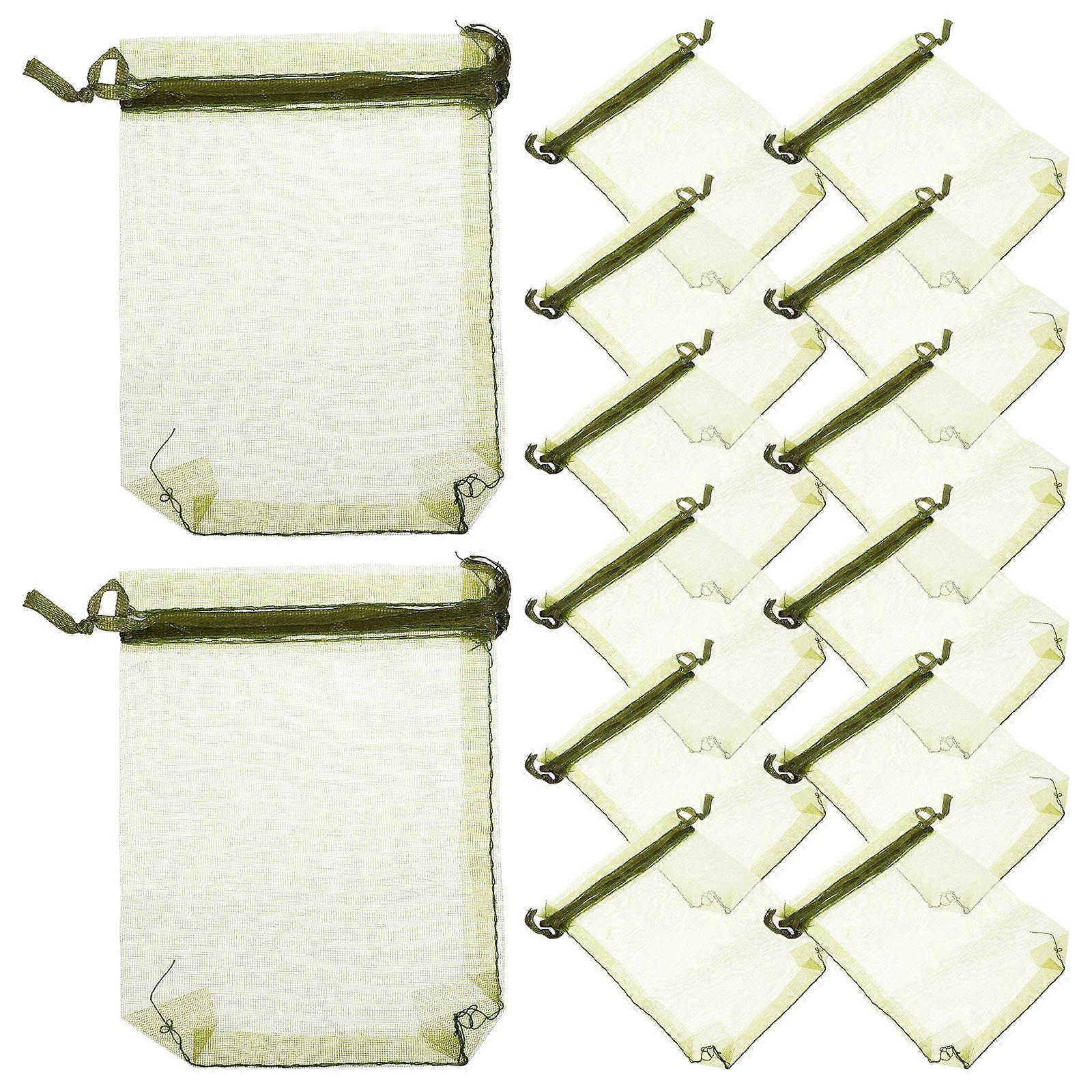 Gift Bags Mesh Design Drawstring Bags for Storage 100Pcs Multi-Functional Candy Packing