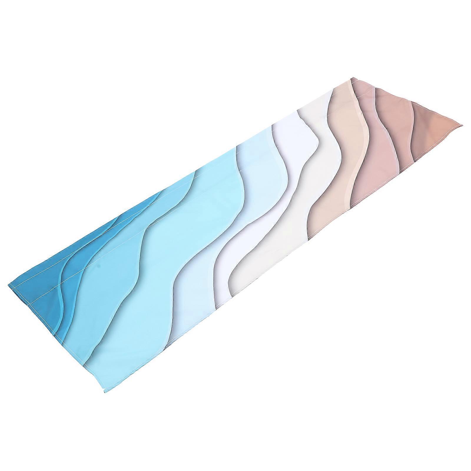 Rustic Valance Farmhouse Decorative Pongee Material Light Filtering 137x45cm 1Pcs