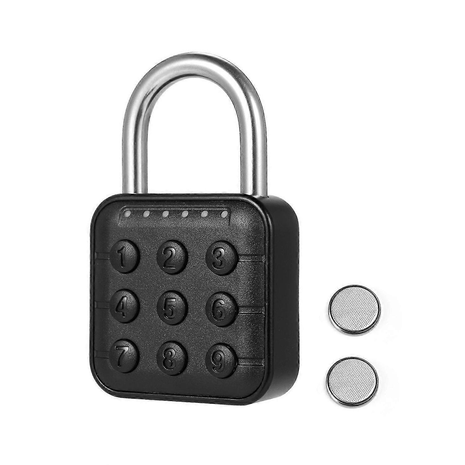 Combination Lock for Locker 6 Digit Waterproof Smart Code Padlock for Outdoor Use Combo Padlock for Gym Lockers Storage Box Cabinet