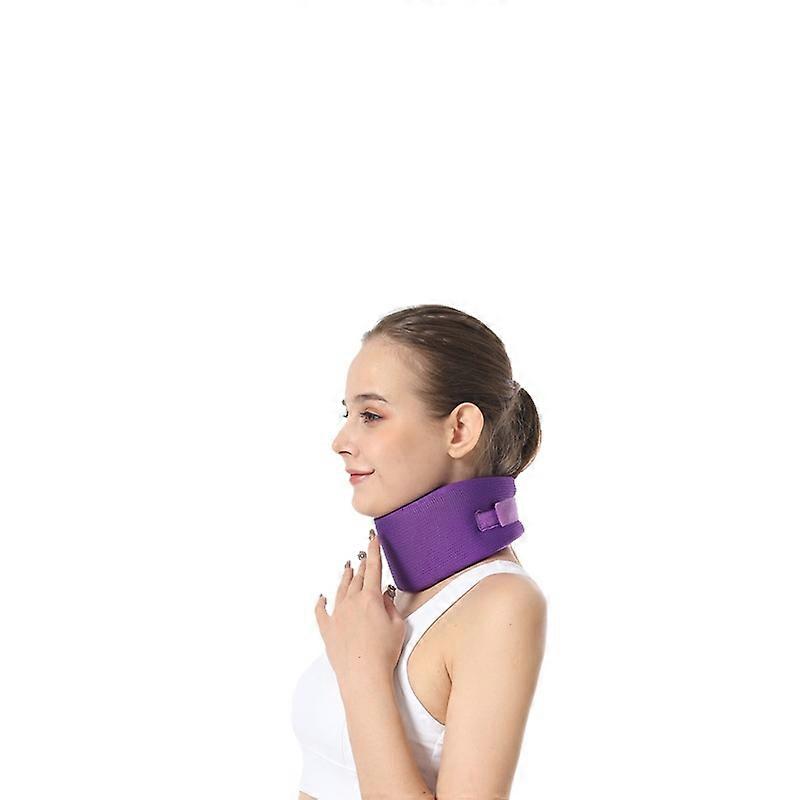 Neck support brace for cervical spine correction and fixation breathable for