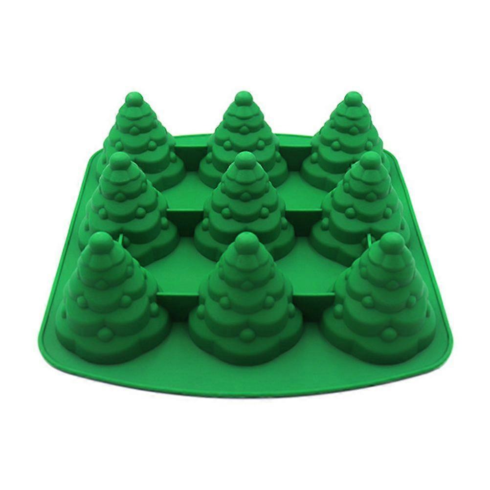 1 Pc Silicone Candy Mold Three-dimensional Convenient Baking Mold (Green)