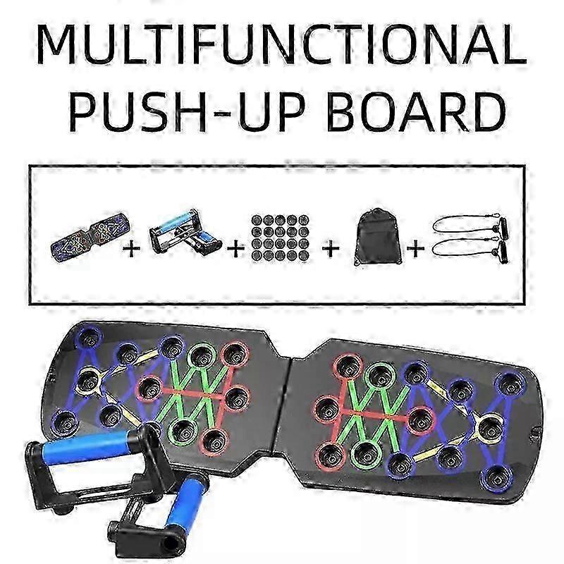 Rocuma Push Up Board, Rocuma Foldable Pushup Board for Home Gym--color04