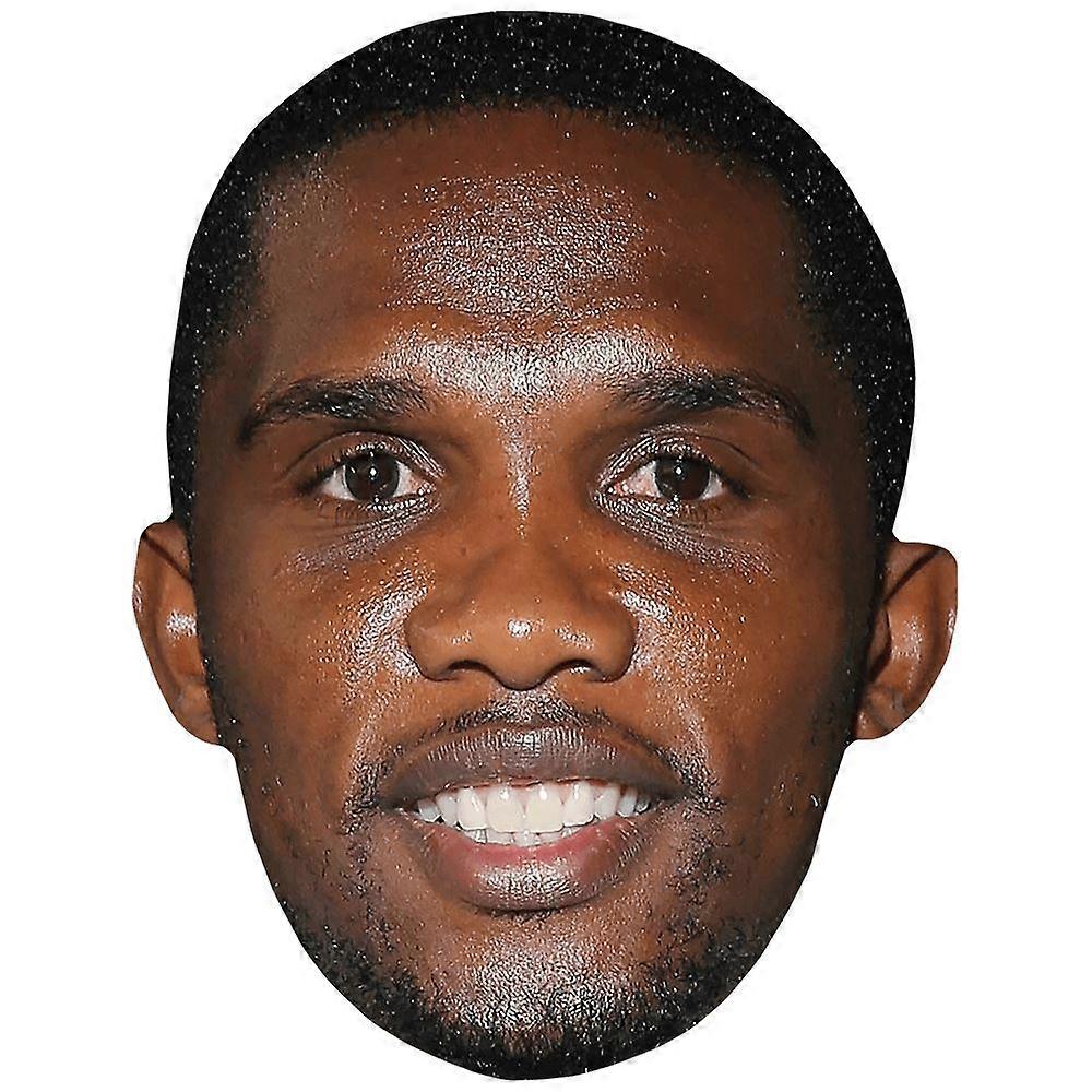 Samuel Eto'o (Smile) Celebrity Mask, Flat Card Face