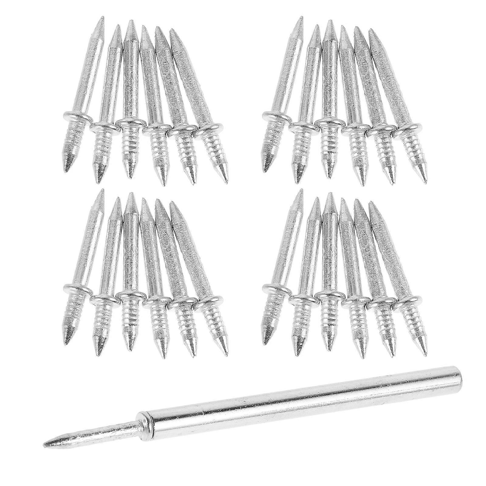 Seamless Skirting Board Nails, Double Headed Invisible Nails for Easy Installation, No Drilling Required for Smooth Wall Finish