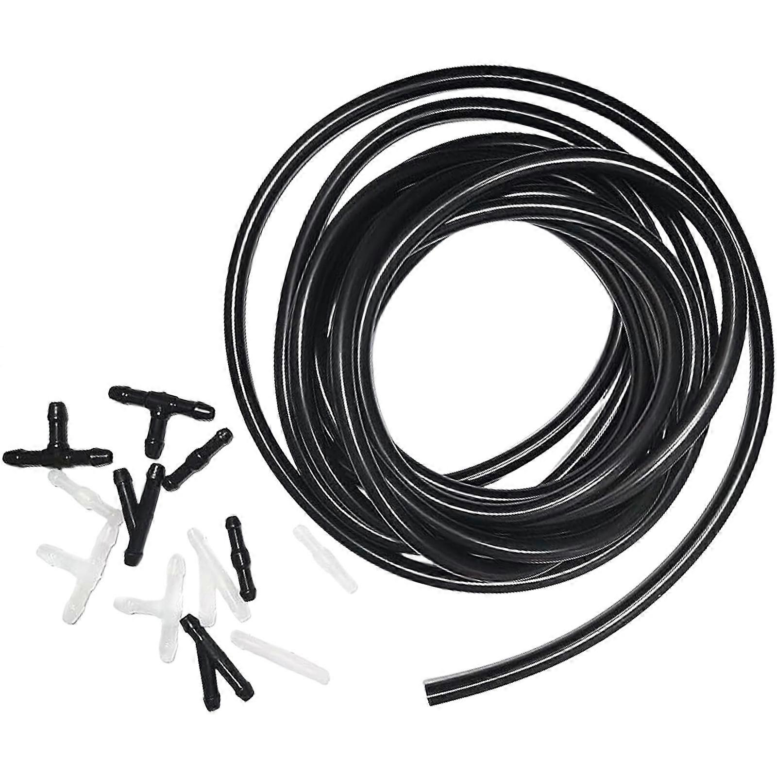 15pcs Windshield Washer System Repair Kit with Rubber Hose & Secure Fittings Car Windshield Cleaning for Long Term Use Multicolor