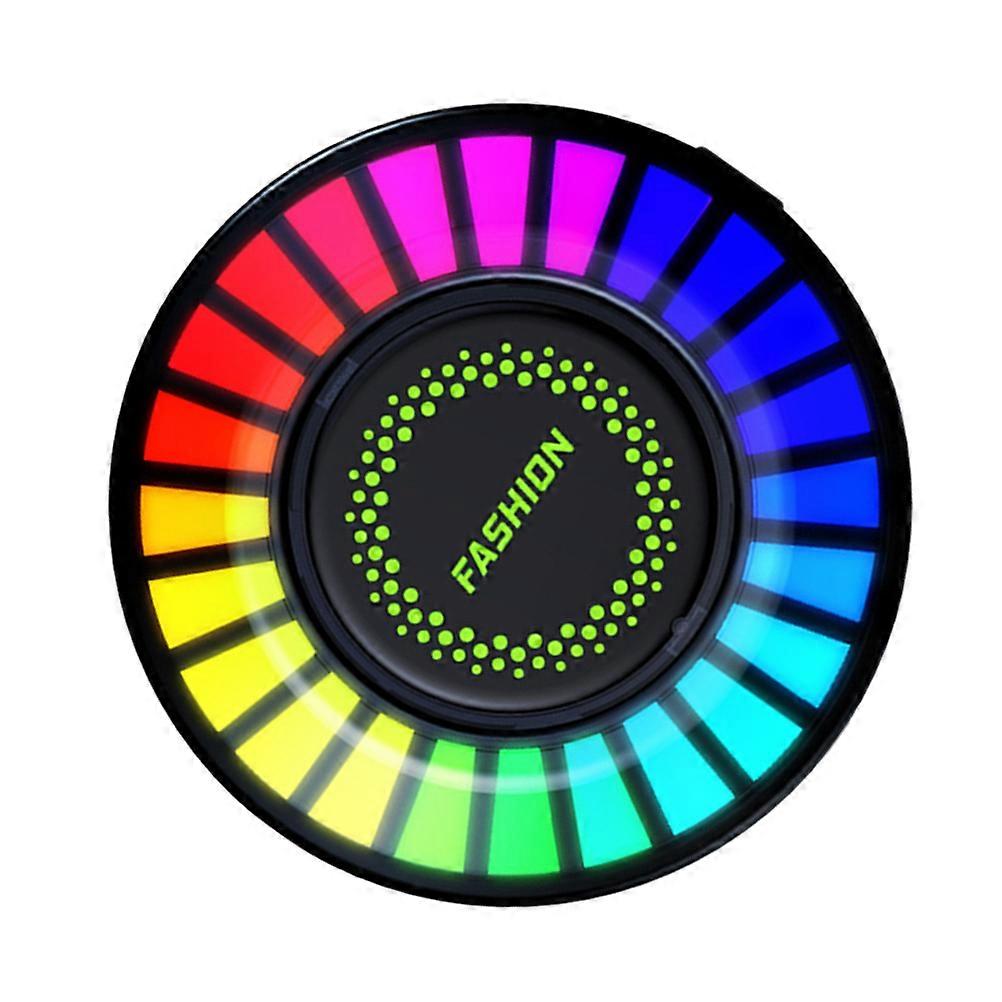 Vent Clip Air Freshener with RGB Light Sound Activated Fragrance Diffuser for Automotive Interior Easy Installation