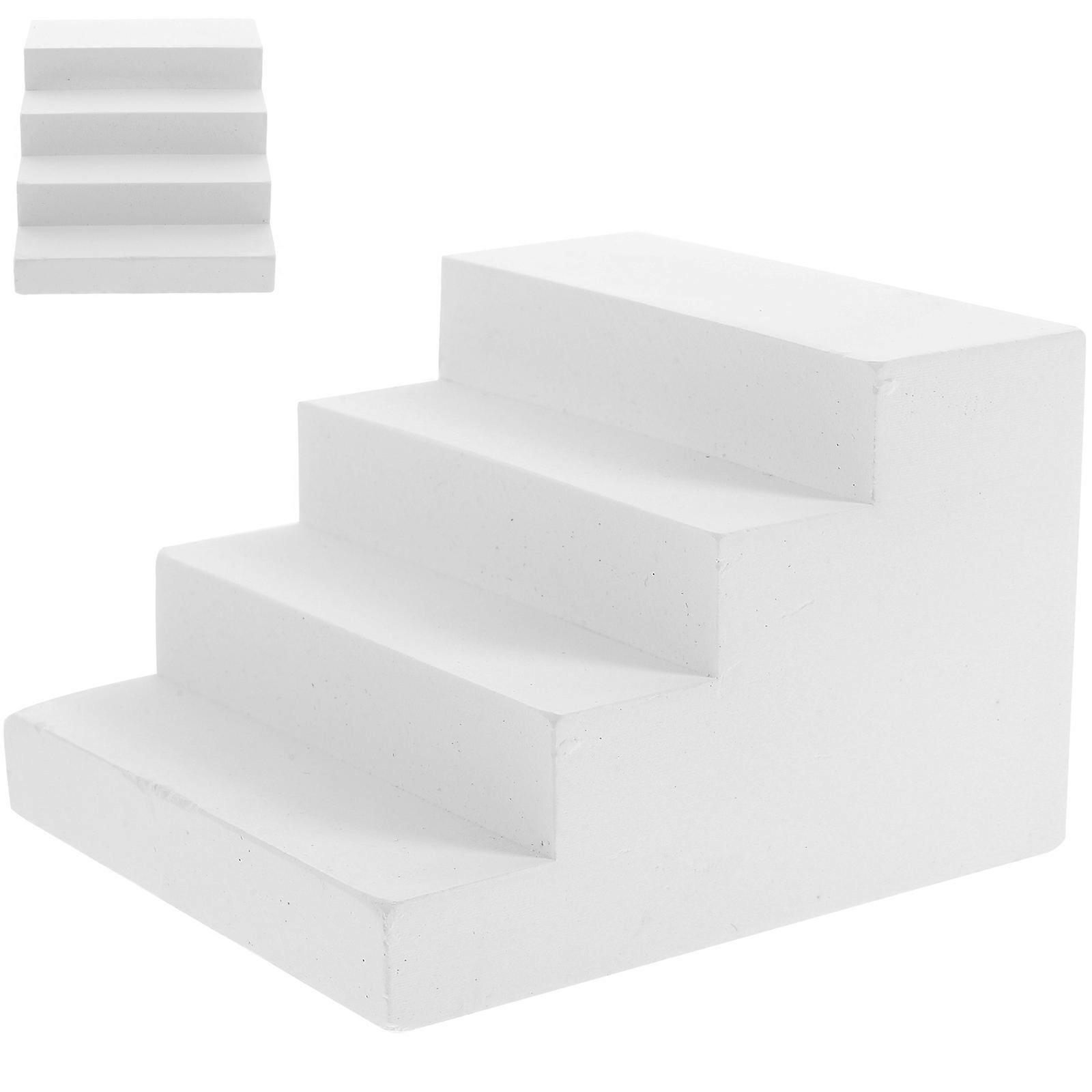 Golden Plastic Gypsum Ladder for Home Decor with Creative Design Perfect Photo Prop Small Size