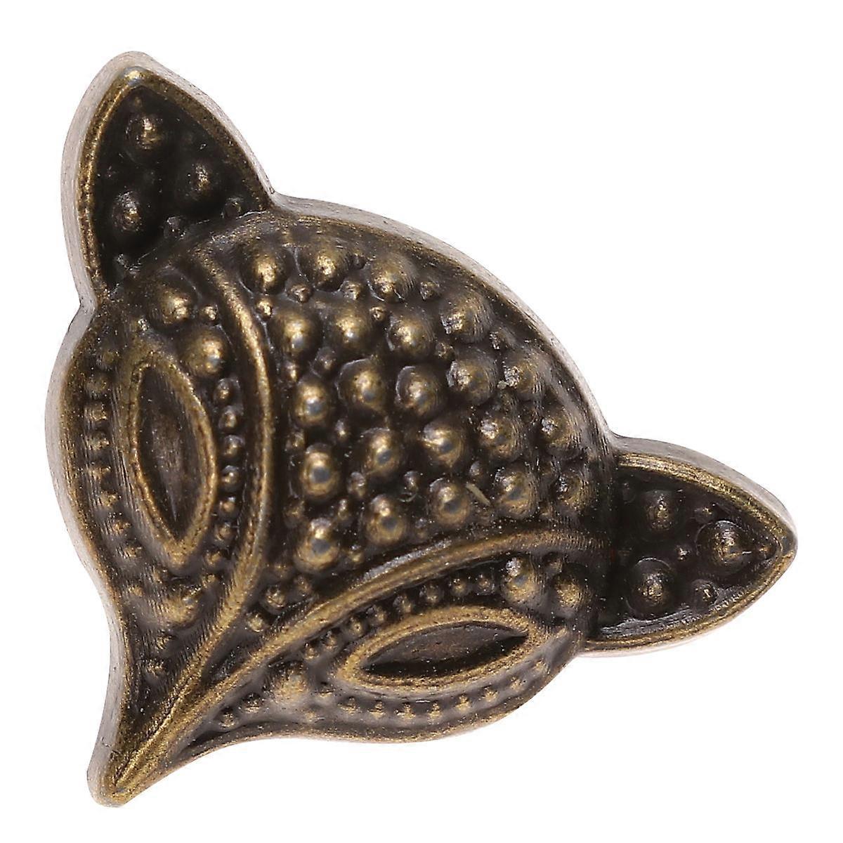 Head Shape Snap Button Buckle Set with Zinc Alloy Material for Sewing Craft Projects Dark Brown 10 Sets