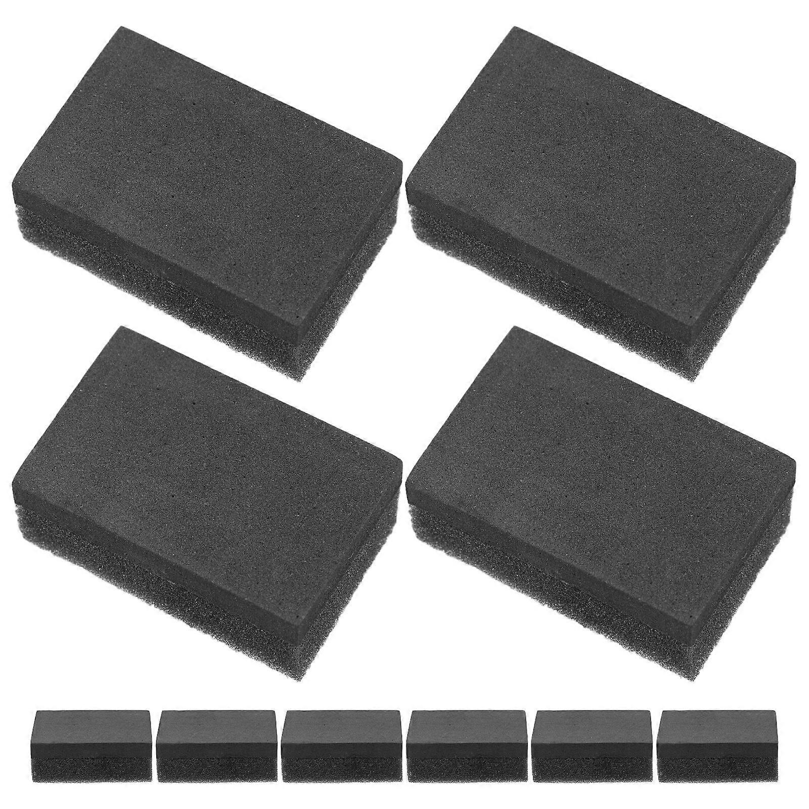 Convenient Shoe Applicator Shoe Polish Black For Various Occasions Shoe Care Kit 10Pcs