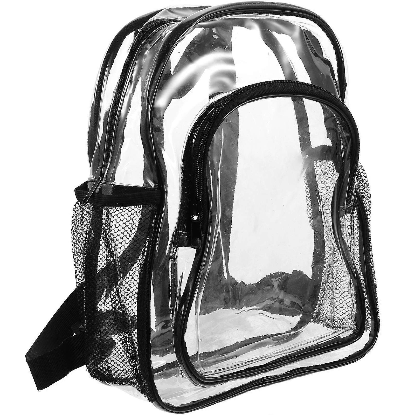 Clear Backpack Stadium Approved Small Transparent Mini Bag 1 Piece