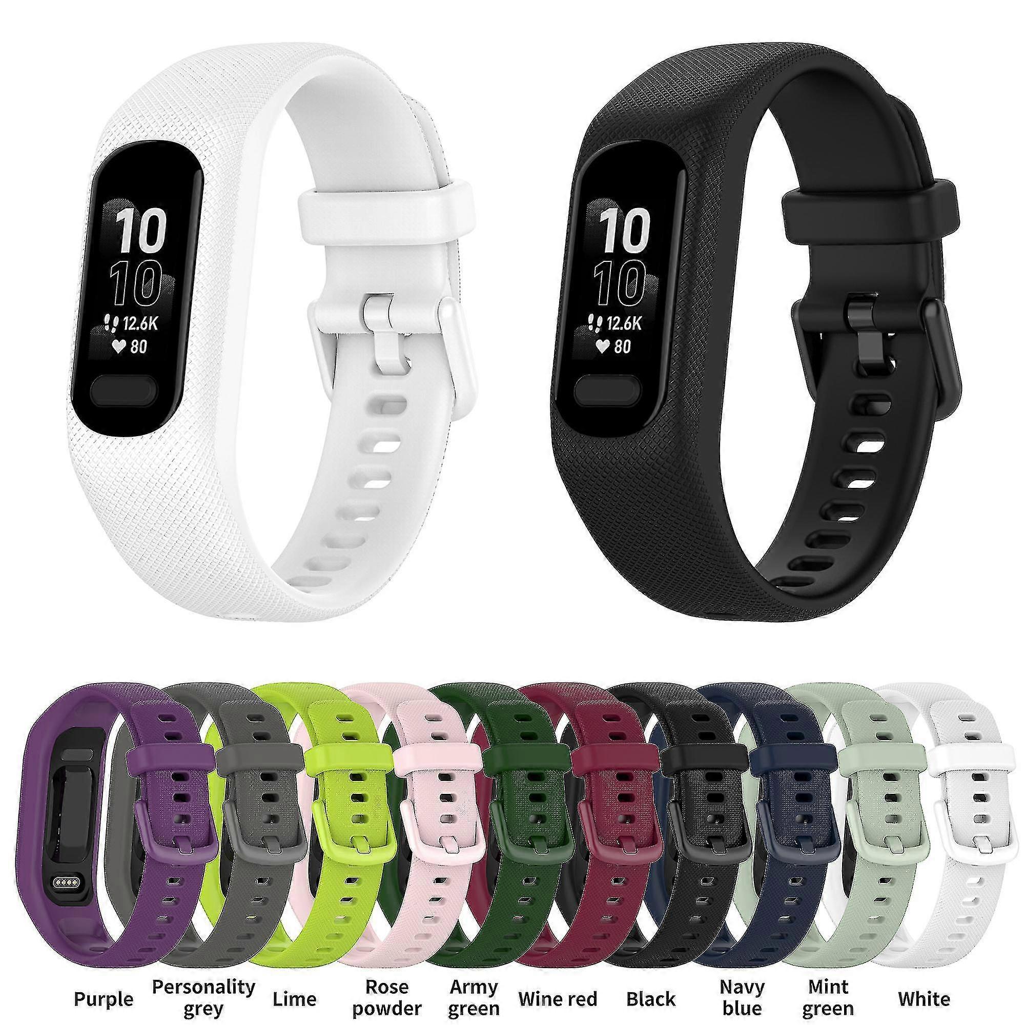 Lightweight watch bracelet for Garmin Vivosmart 5 with sweat-resistant feature