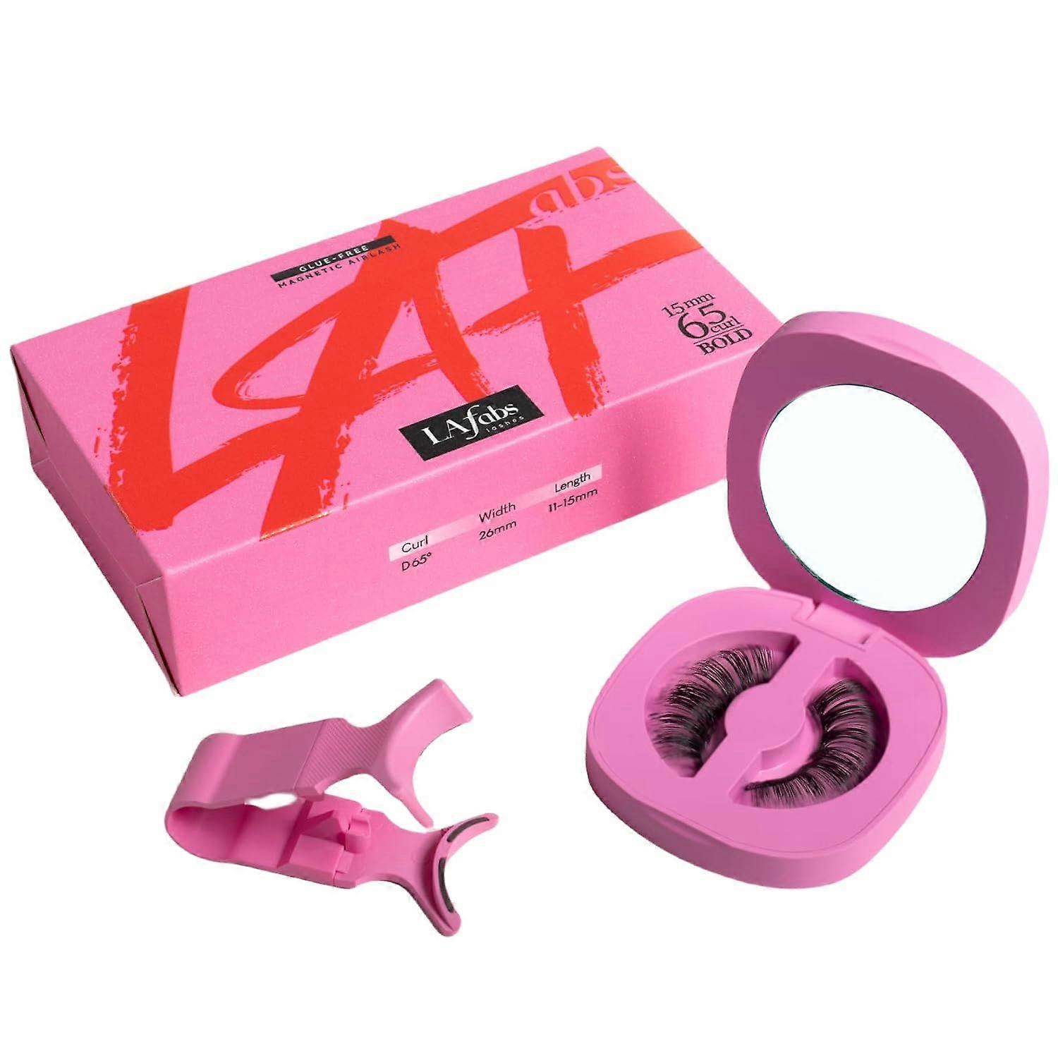 Magnetic Eyelashes, Bold Series Magnetic Eyelashes with Applicator, Reusable Glue-free False Eyelashes, Waterproof, Lightweight Fluffy Eyelashes