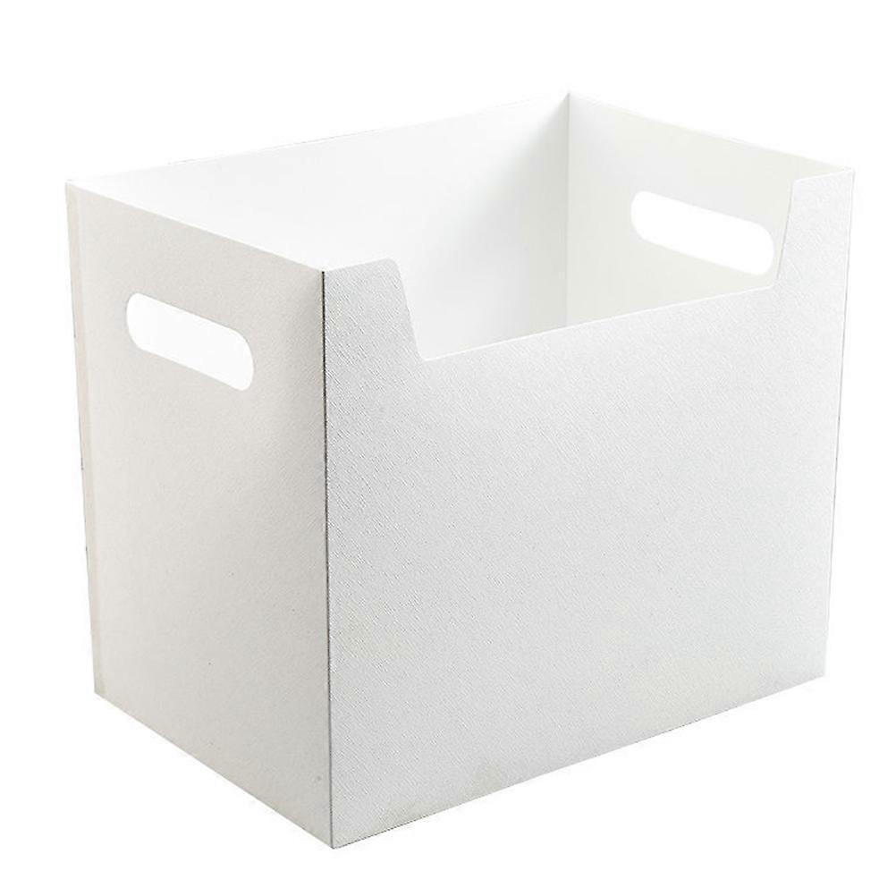 2pcs Plastic Desktop File Storage Boxes Organizer for Home Office Documents Gadgets and Items