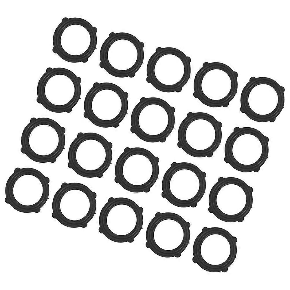 Pressure Washer Surface Cleaner Attachment for Home Use Made of Rubber Black 20 Pieces