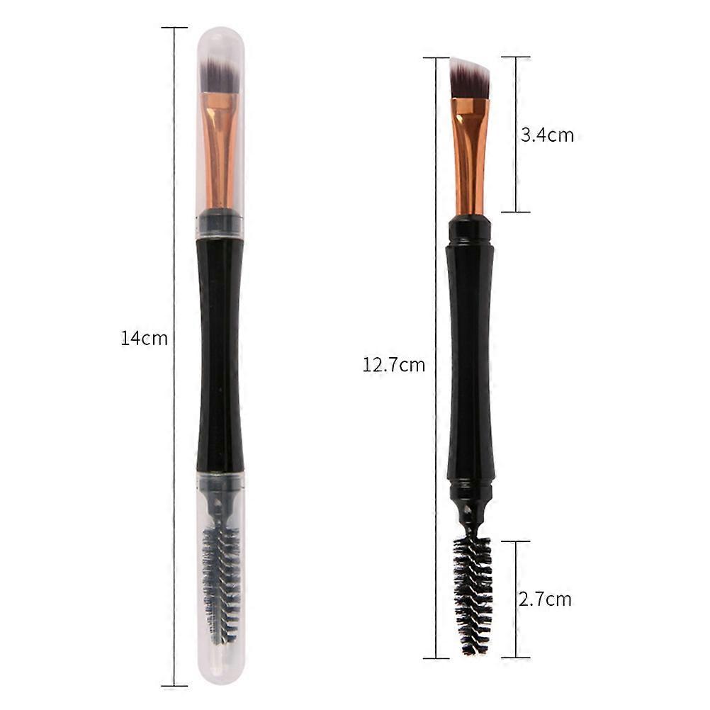 2pcs Cosmetic Brushes Eyelash Combs Makeup Tools Smooth Handle Durable Material for Eyebrow Grooming Lash Separation
