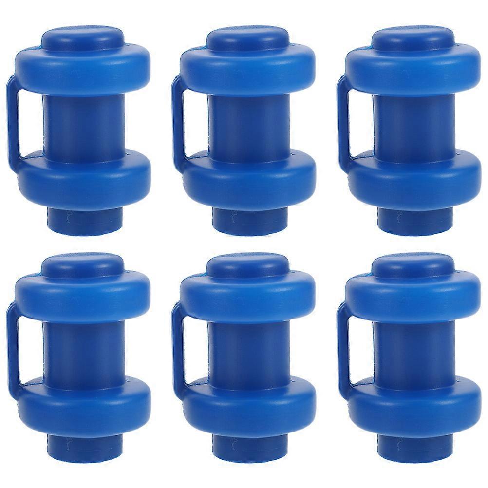 6pcs Durable Plastic Trampoline Rod Covers Replacement Caps for Enclosure Poles Installation and Repair