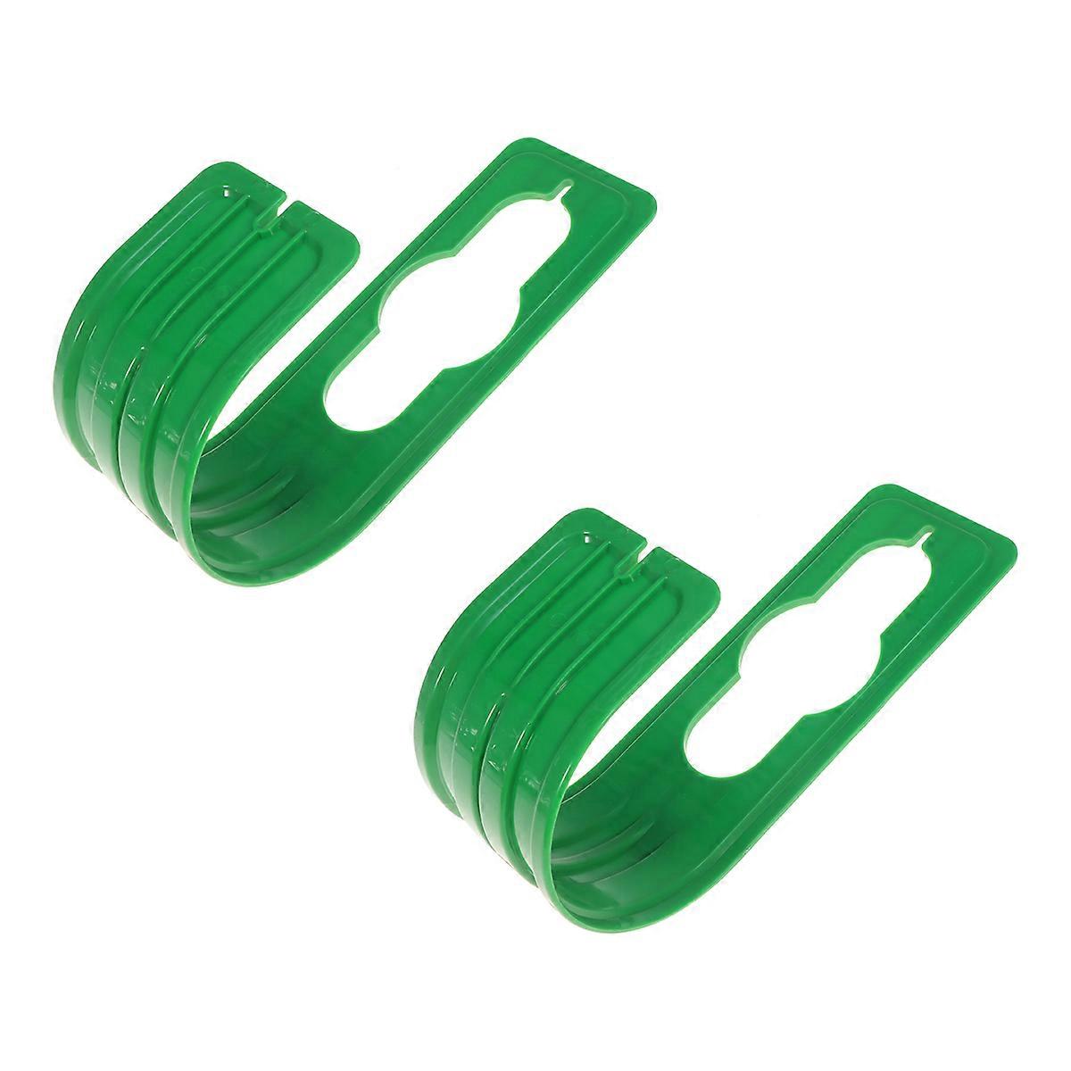 Green Garden Hose Accessories Installed Easily 2Pcs Hose Hooks Ideal For Outdoor Garden Use And Garden Tidy