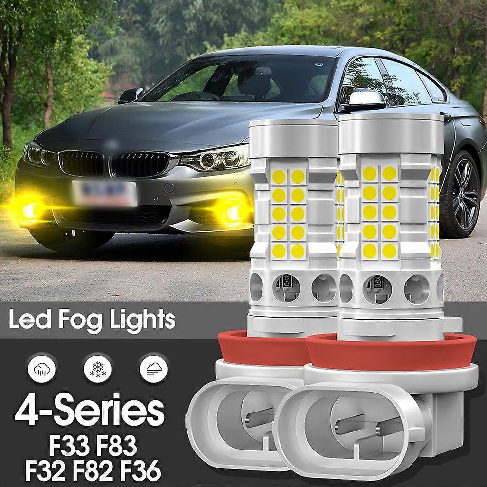 Canbus LED Fog Light Lamp 2pcs Accessories For BMW 4 Series F33 F83 F32 F82 F36 2013 2014 2015 2016 2017 2018