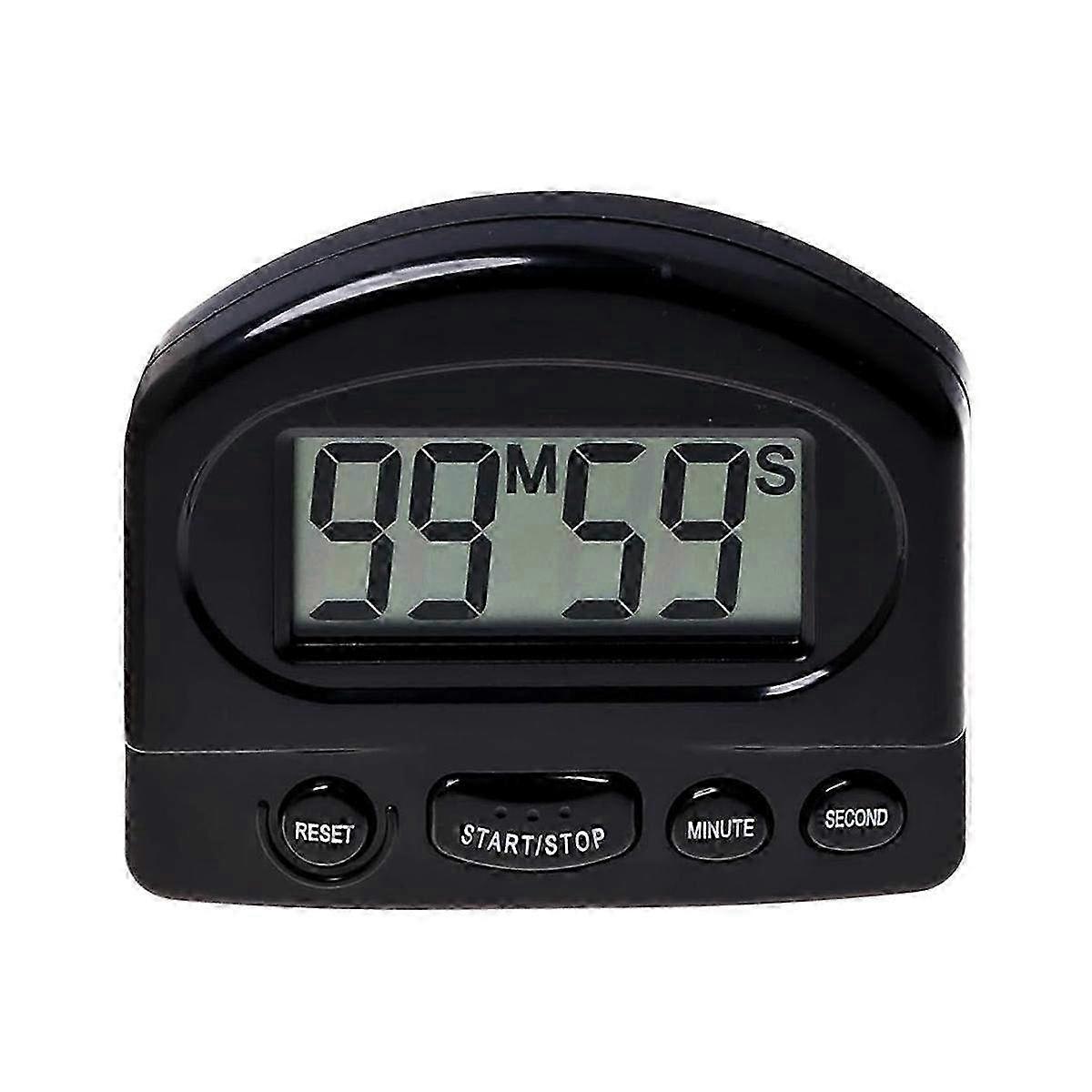 Portable Digital Kitchen Timer with Large LCD Display - Countdown Timer with Magnetic Support for Easy Use in Cooking & Baking