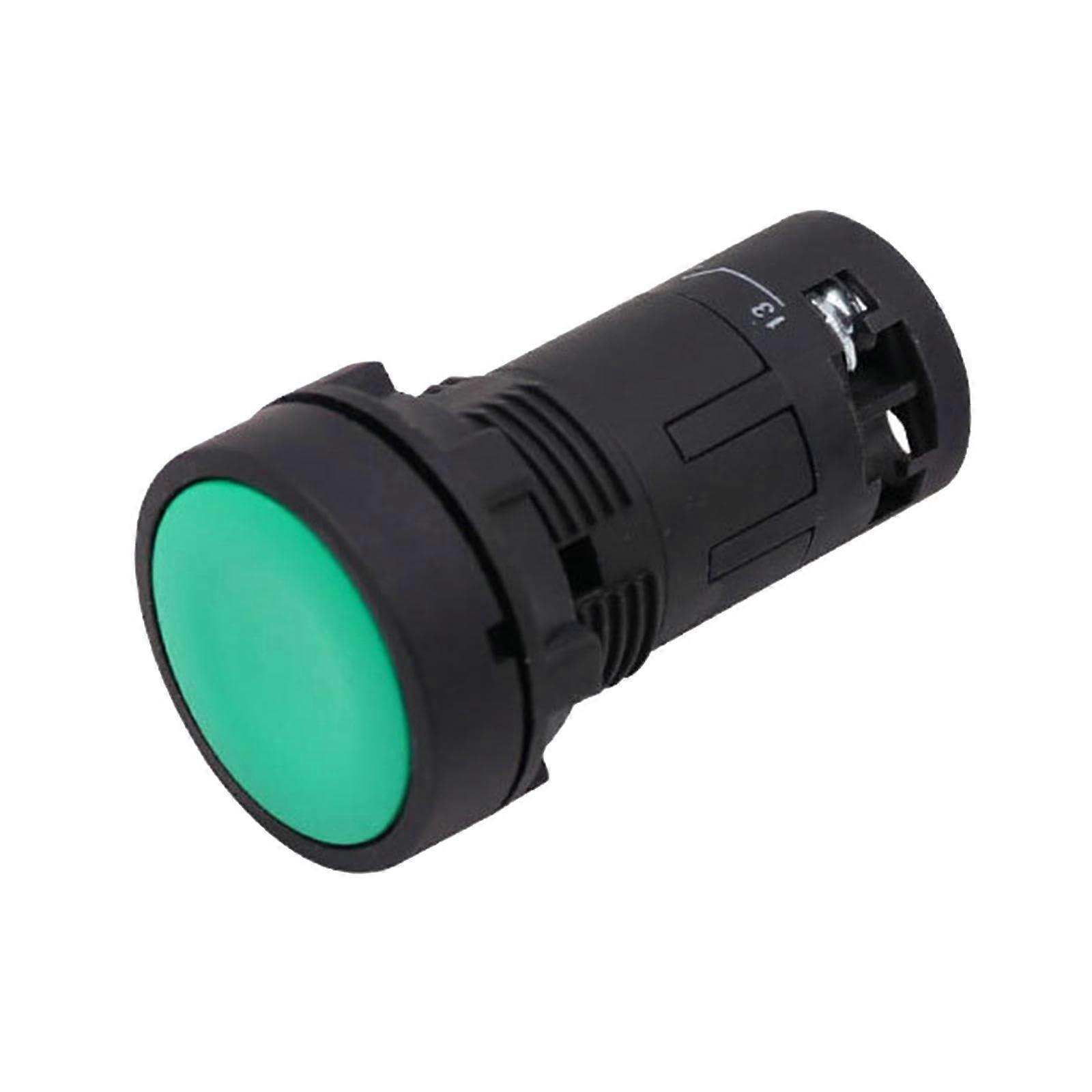 Momentary Push Button Switch 22mm Mount Flat Reset Button Switch Electrical Power Machine Equipment Spare Parts