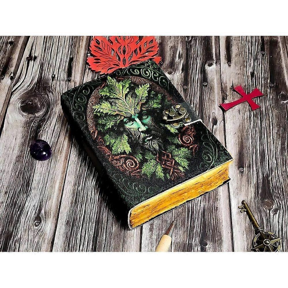 vintage tree of life journal diary | green 7/5 tree of life notebook Grimoire