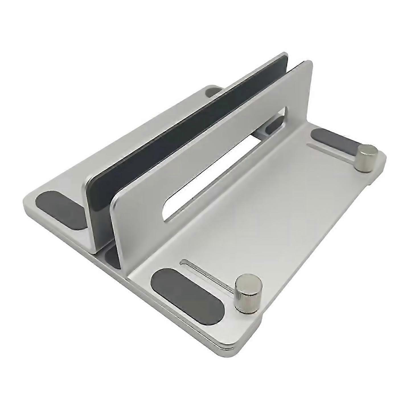 For Vertical Desktop Holder Bracket Adjustable Single Clip Laptop Fruugo Uk Silver