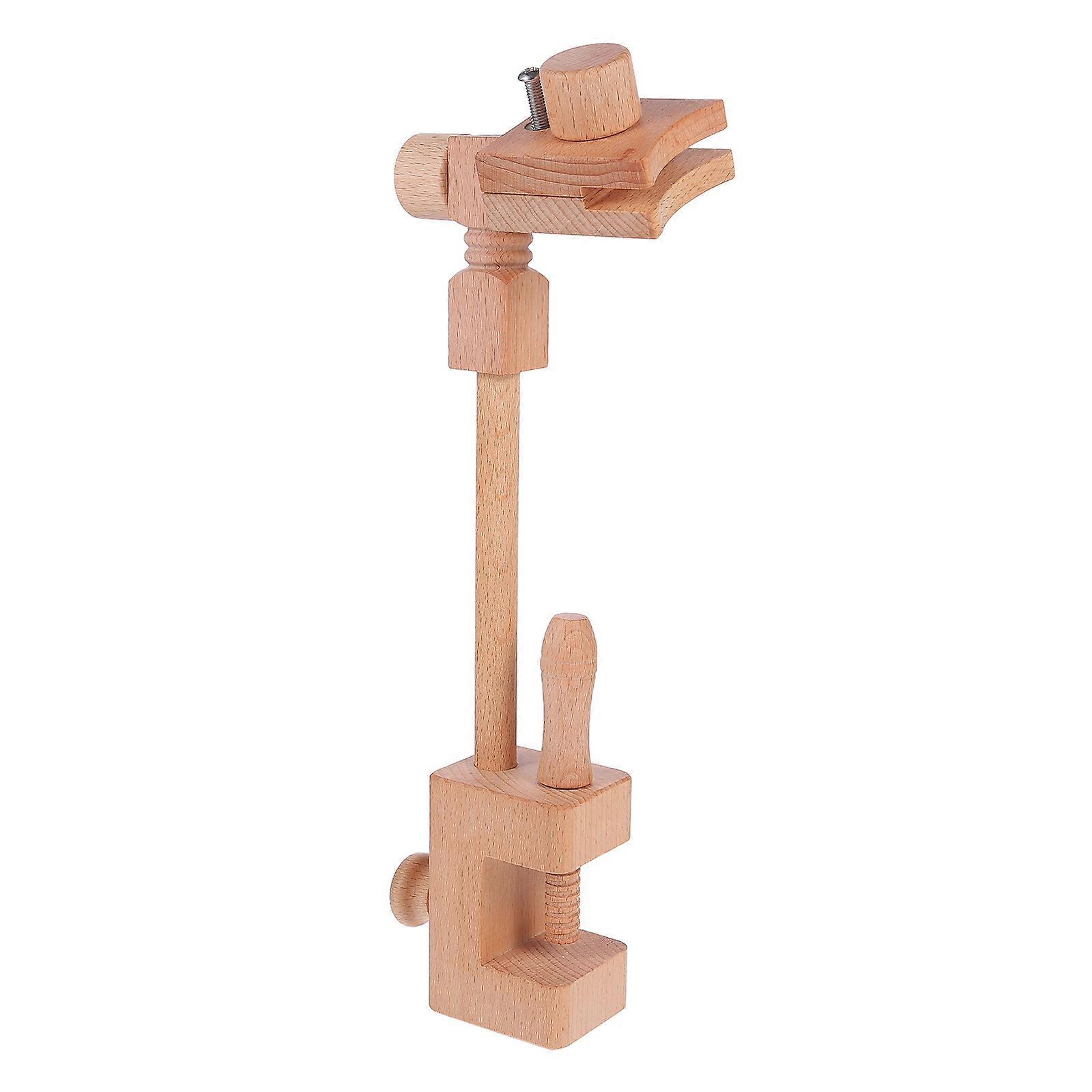 Chocolate Embroidery Rack Adjustable Stand 360 Degree Rotating Tool Set for Home Synthetic Material