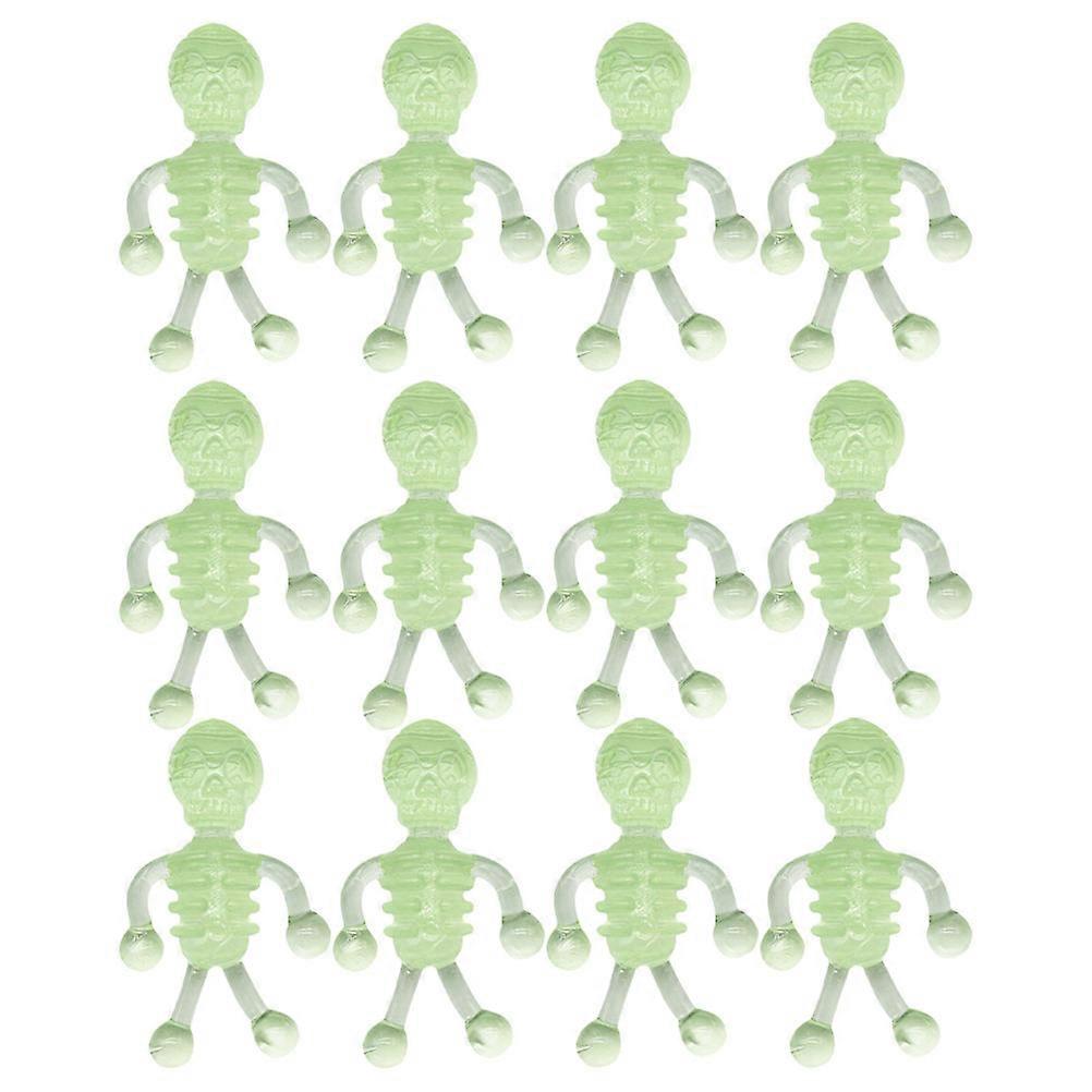 Chic Small Skeleton Toys 50Pcs For Halloween Prank Party Decoration In Assorted Color Creative Design