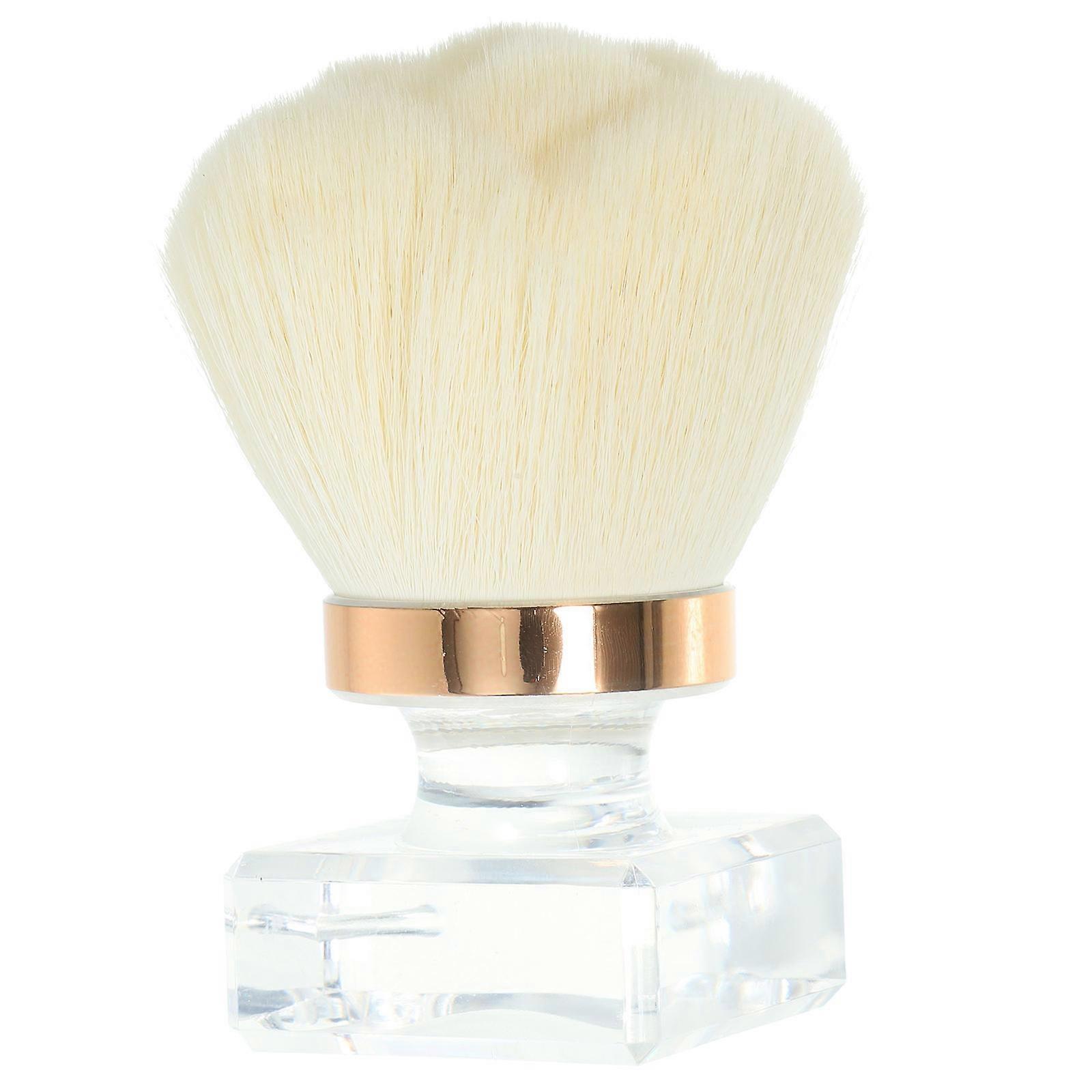 Blush Brush For Cheeks Multi-Use Makeup Brush Designed For Nail Cleaning With Ergonomic Handle Style Size 1.4×2.2×2.9in 1Set