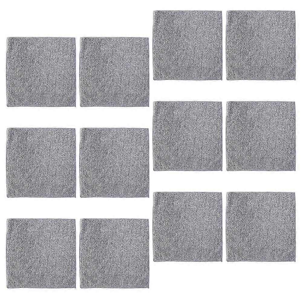 12 Super Absorbent Microfiber Kitchen Towels – Lightweight Dish Cloths for Versatile Cleaning of Dishes, Glassware & Tables