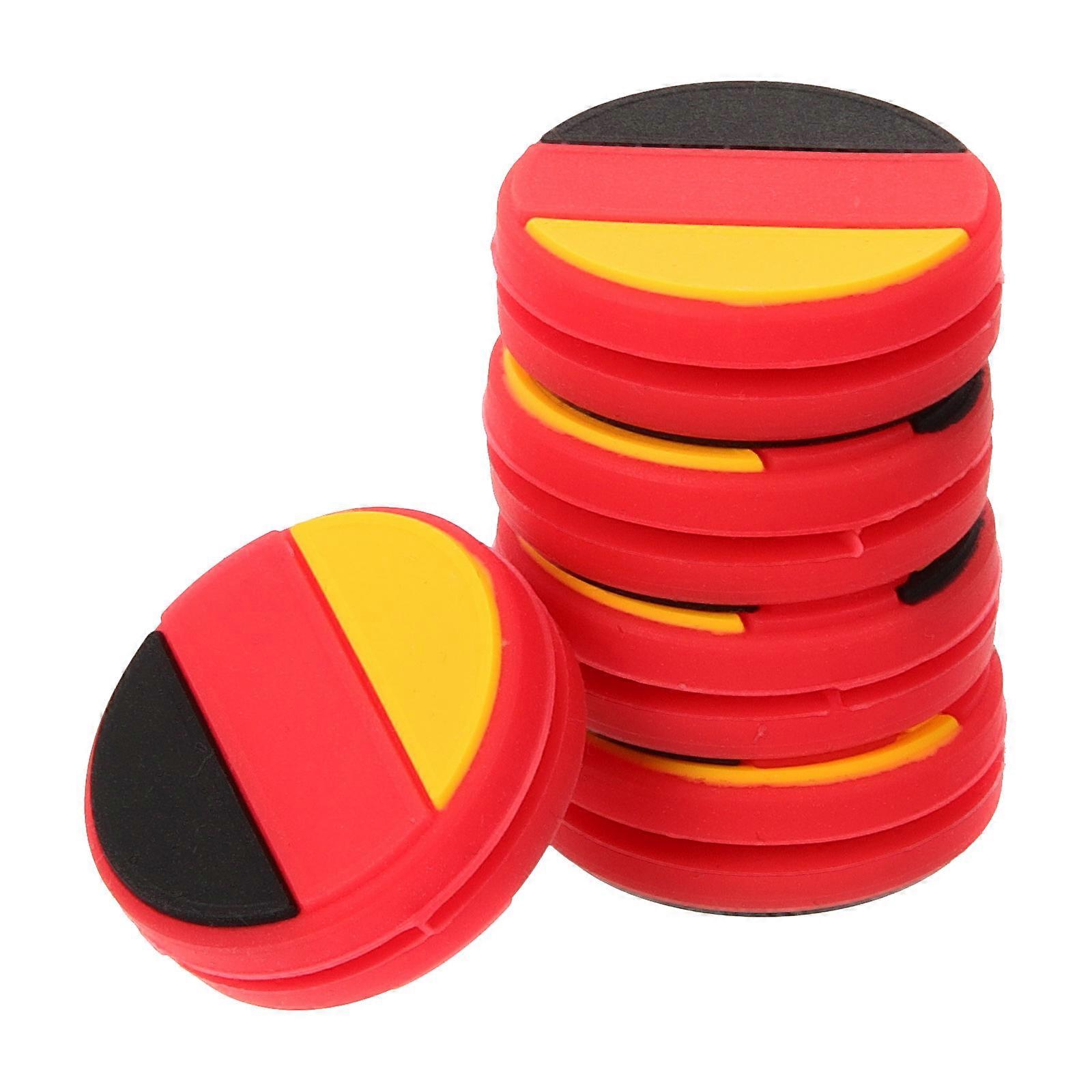 Silicone Tennis Shock Absorbers for Players Racket Dampeners in Assorted Colors for Tennis Use 5pcs