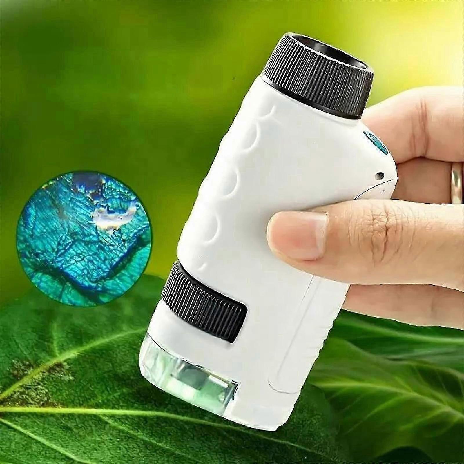 Mini Labsters Miniscope Kids, Pocket Microscope Handheld Portable Microscope