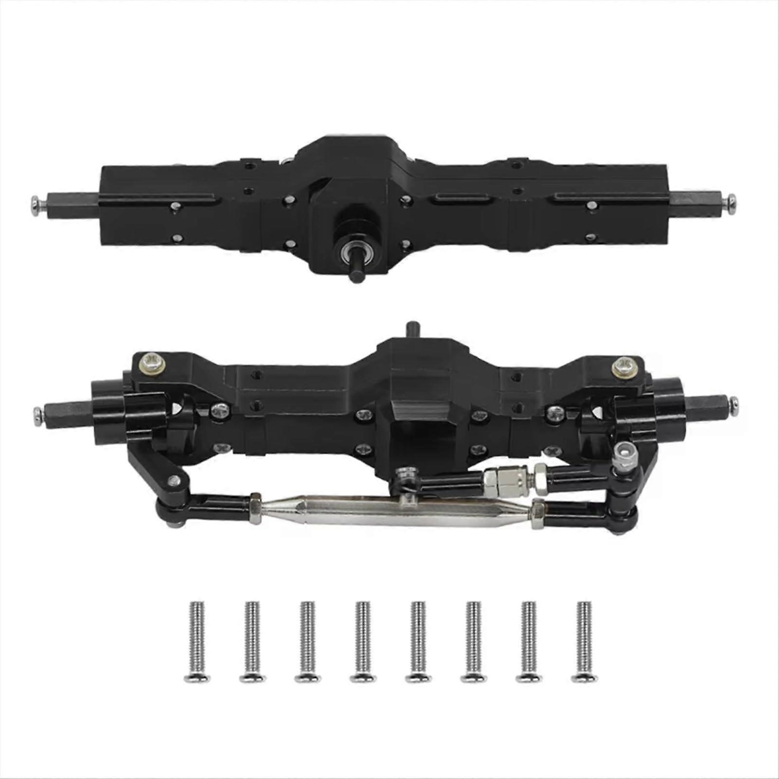 RC Front And Rear Axle For WPL C14 C24 B14 B24 B16 B36 Upgrade Metal Front And Rear Axle Mounting Kit