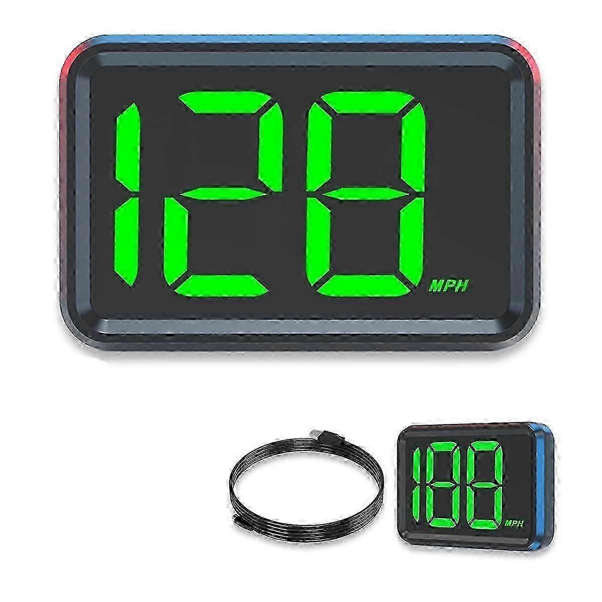 GPS Speedometer compatible with Car Universal MPH Speedometer USB Connect Digital Speed Display Heads Up compatible with Al