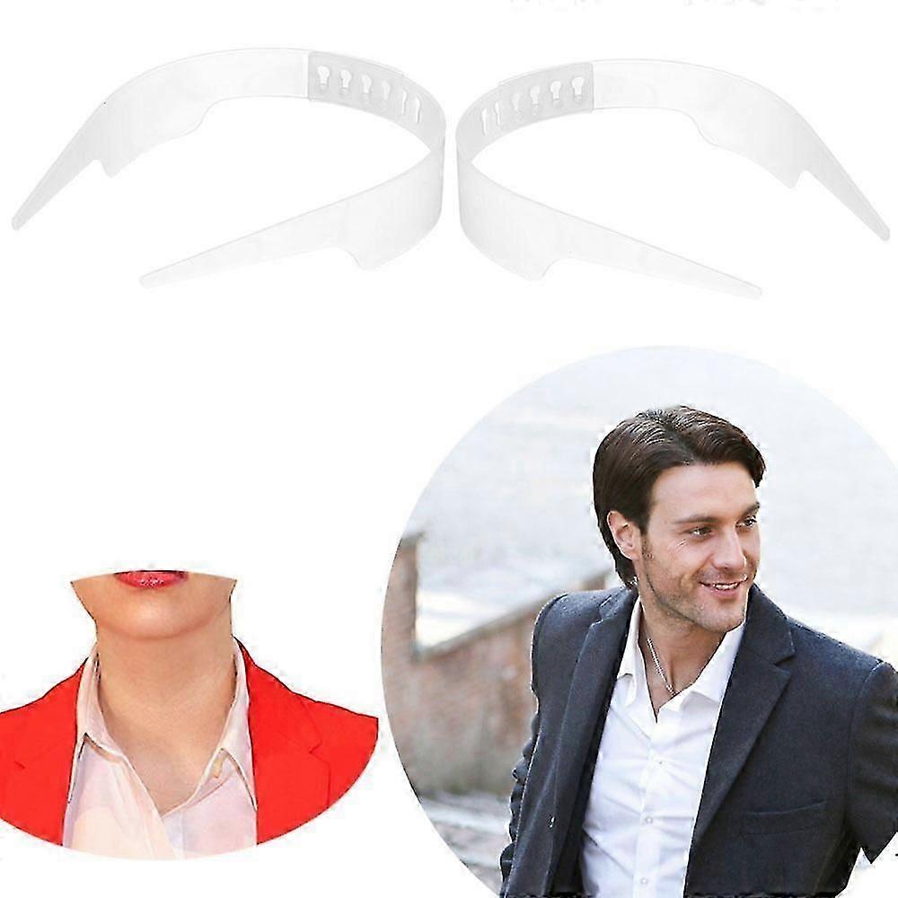 Collar Stays Bundle Kit Shirt Collar Support Shaper New Slick Adjustable Shirt Stand Collar Tool Collar Stays Clothes Accessory