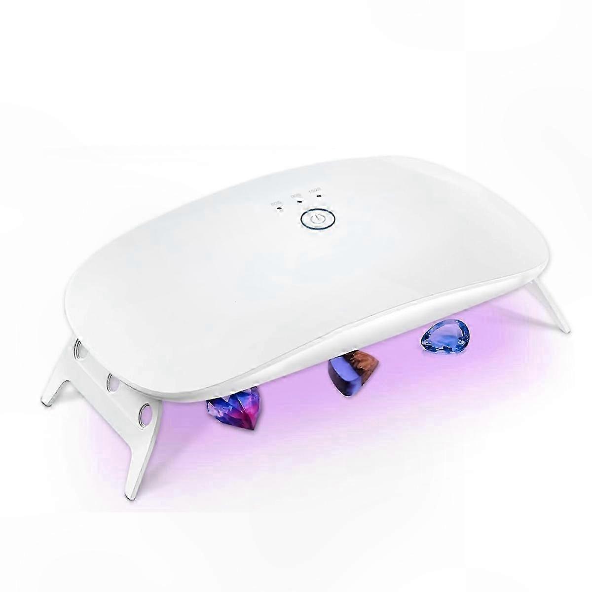 Foldable UV Lamp for Resin Art, Portable Curing Light with High Power for Craft Projects