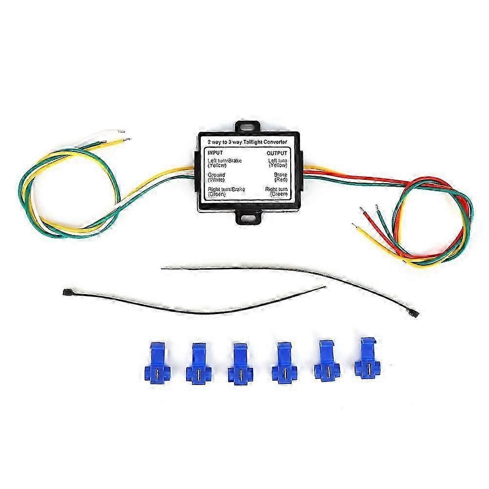 2 to 3 wire trailer converter electrical system adapter