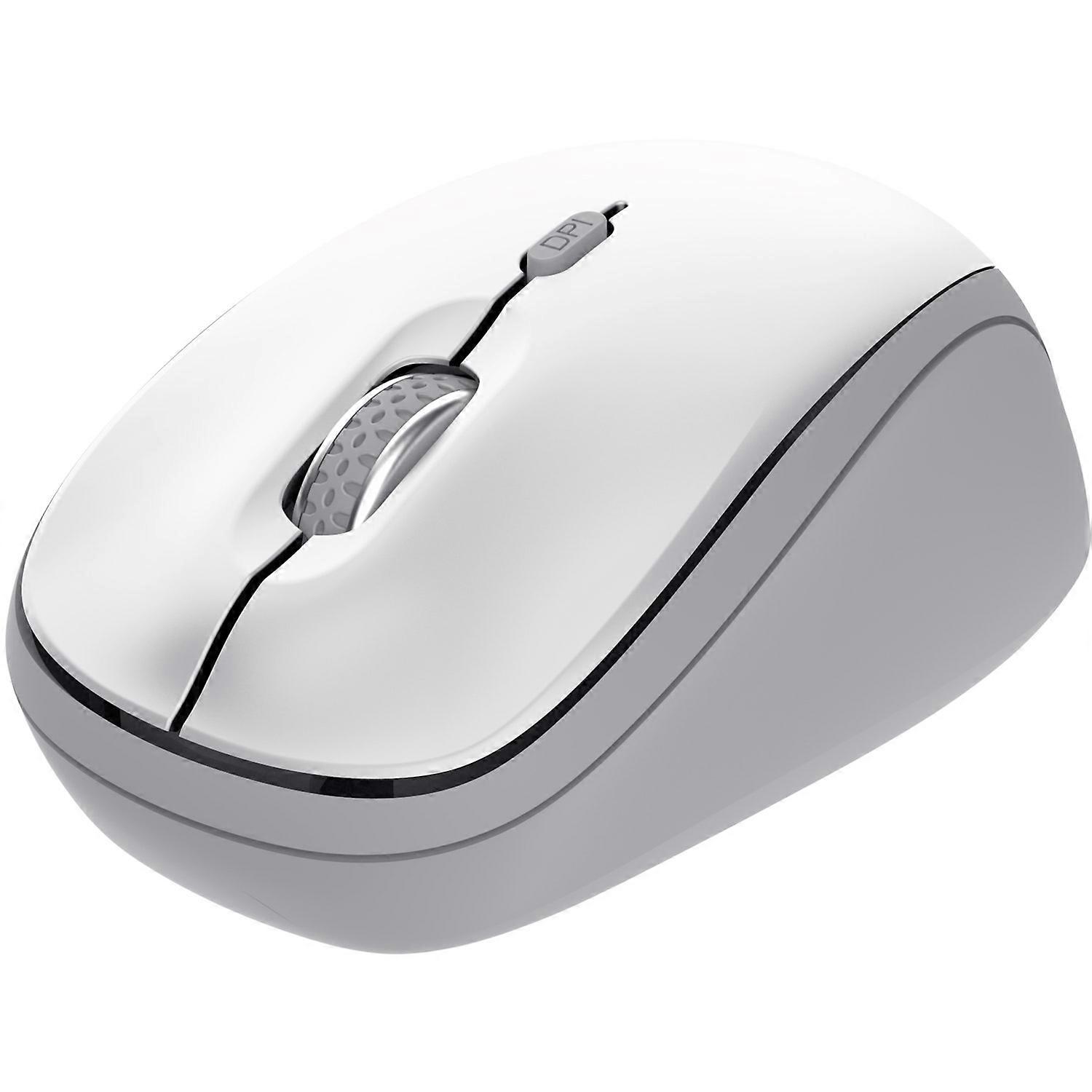 Yvi+ Wireless Mouse Bluetooth / 2.4GHz White