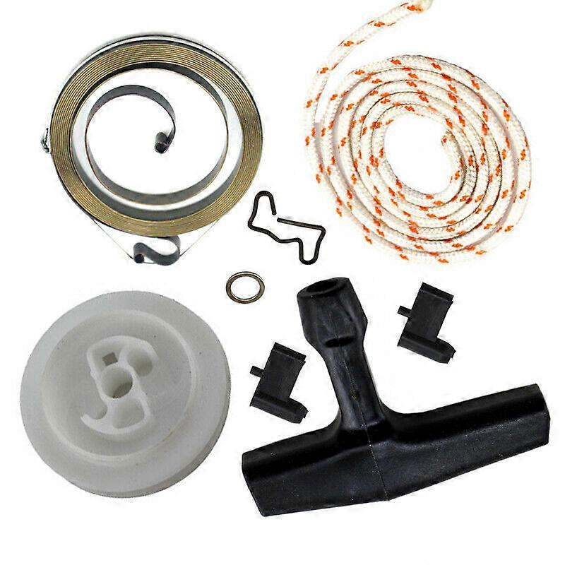 Recoil Rewind Starter Handle Rope Pulley Spring Kit for Stihl 034 036 044 046