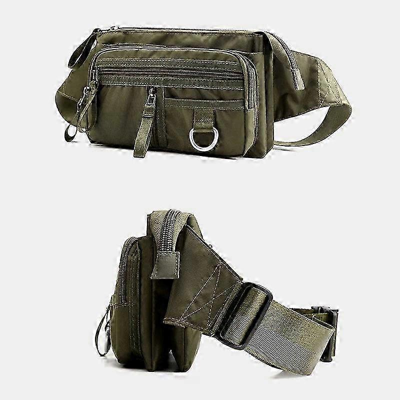 Men's Nylon Multi-layer Anti-theft Crossbody Chest Bag With Multi-p...